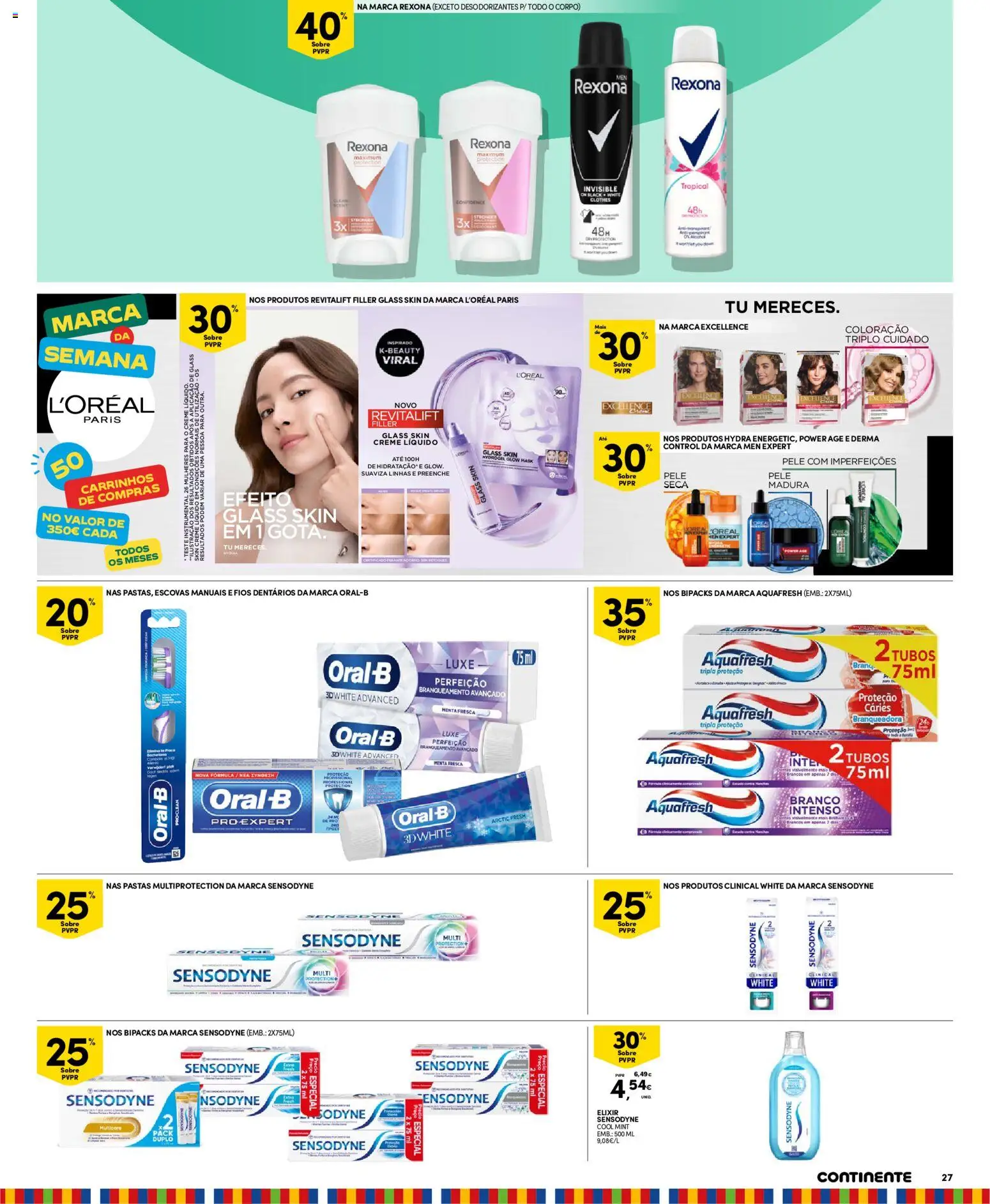 Continente - Madeira │ válido de 10.03.2026 | Página: 27 | Produtos: Pó, Desodorizante, Creme
