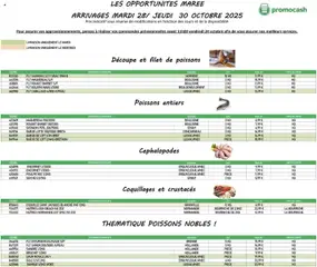Promocash - Prévisualisation de Promocash Opportunités Marée valide à partir de 28.10.2025