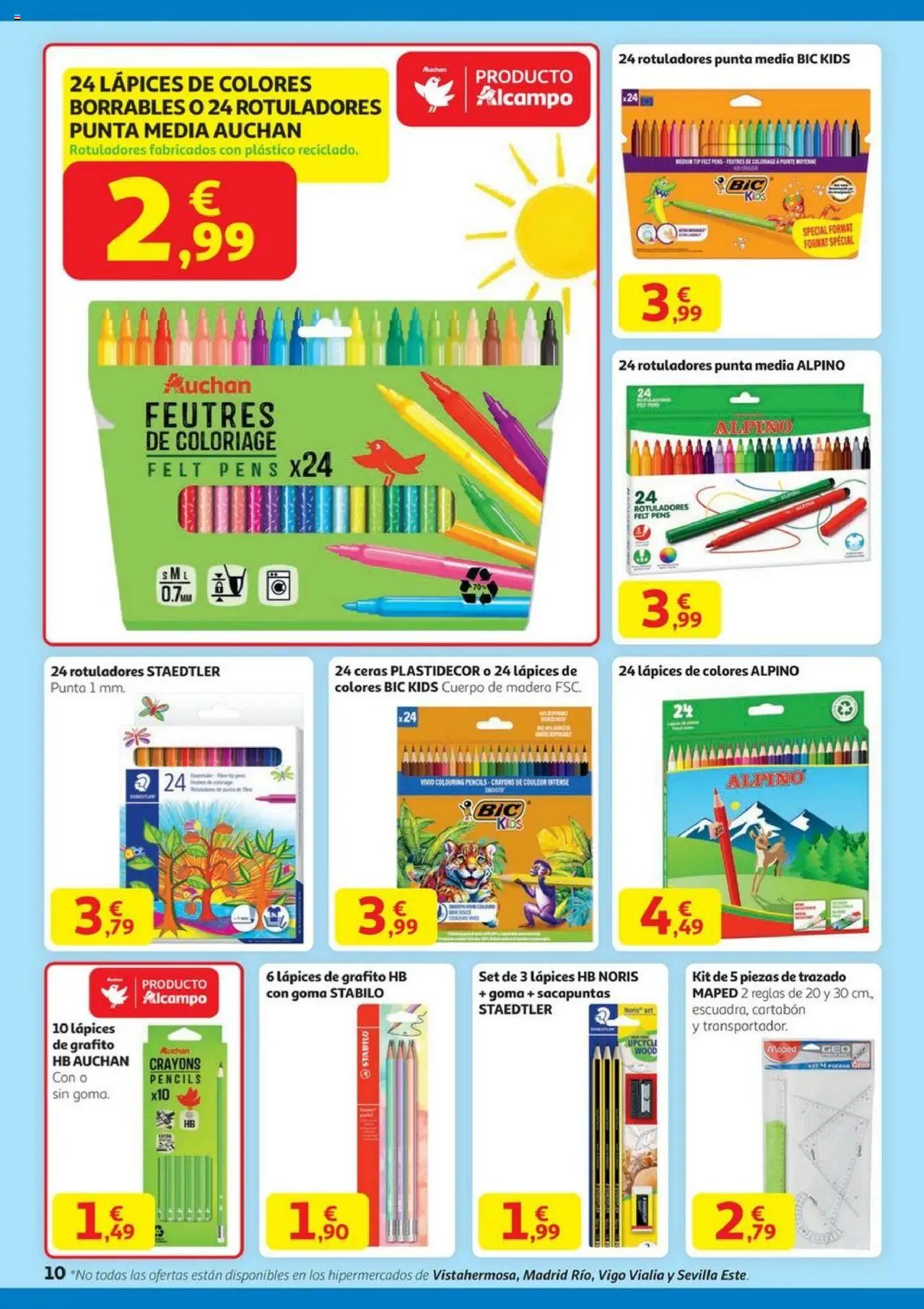 Alcampo - HG Madrid Unificado  │ válido desde el 14.08.2025 | Página: 10 | Productos: Sacapuntas