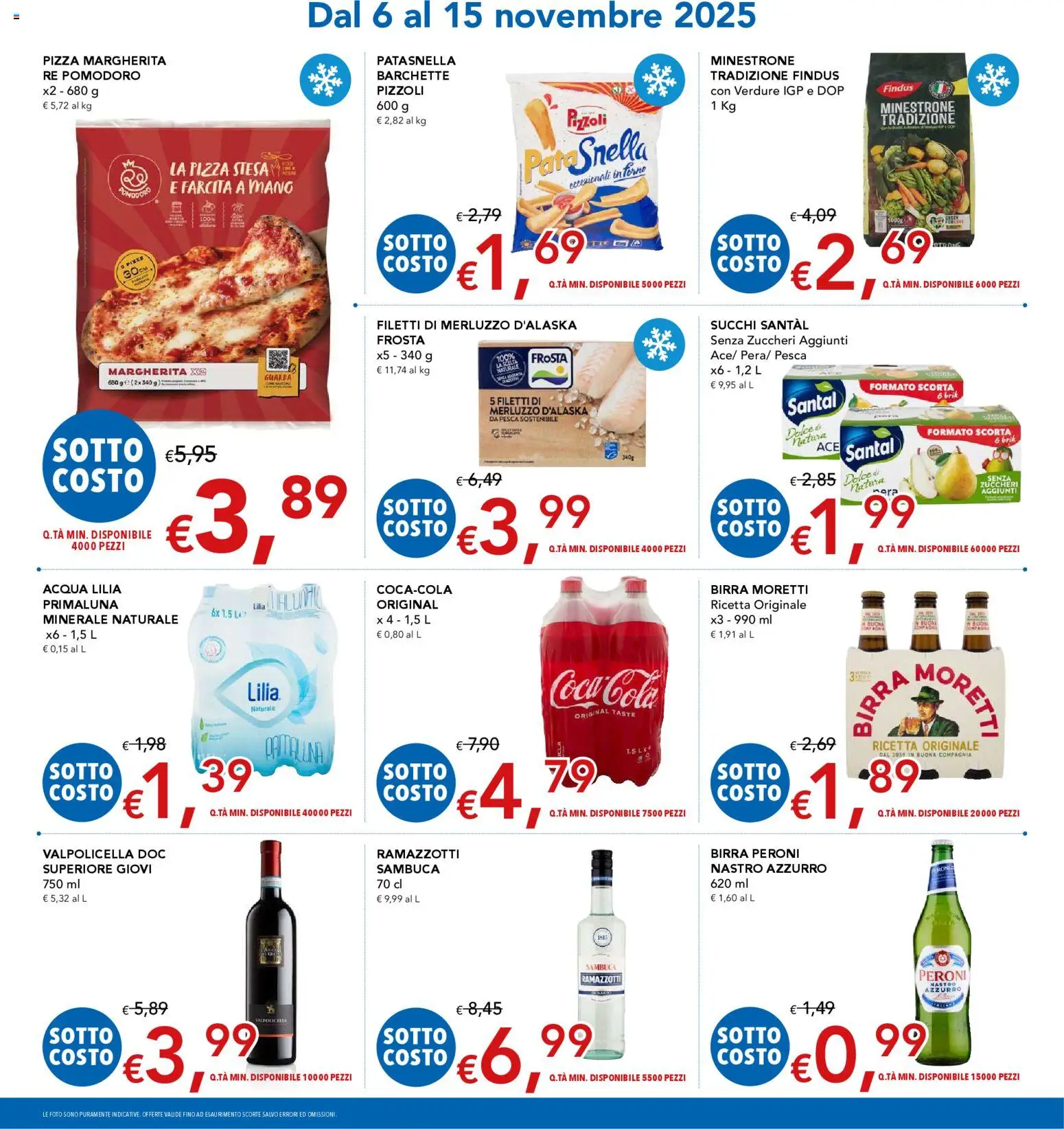 Volantino Migross del 06.11.2025 | Pagina: 5 | Prodotti: Birra, Merluzzo, Pesca, Birra Moretti