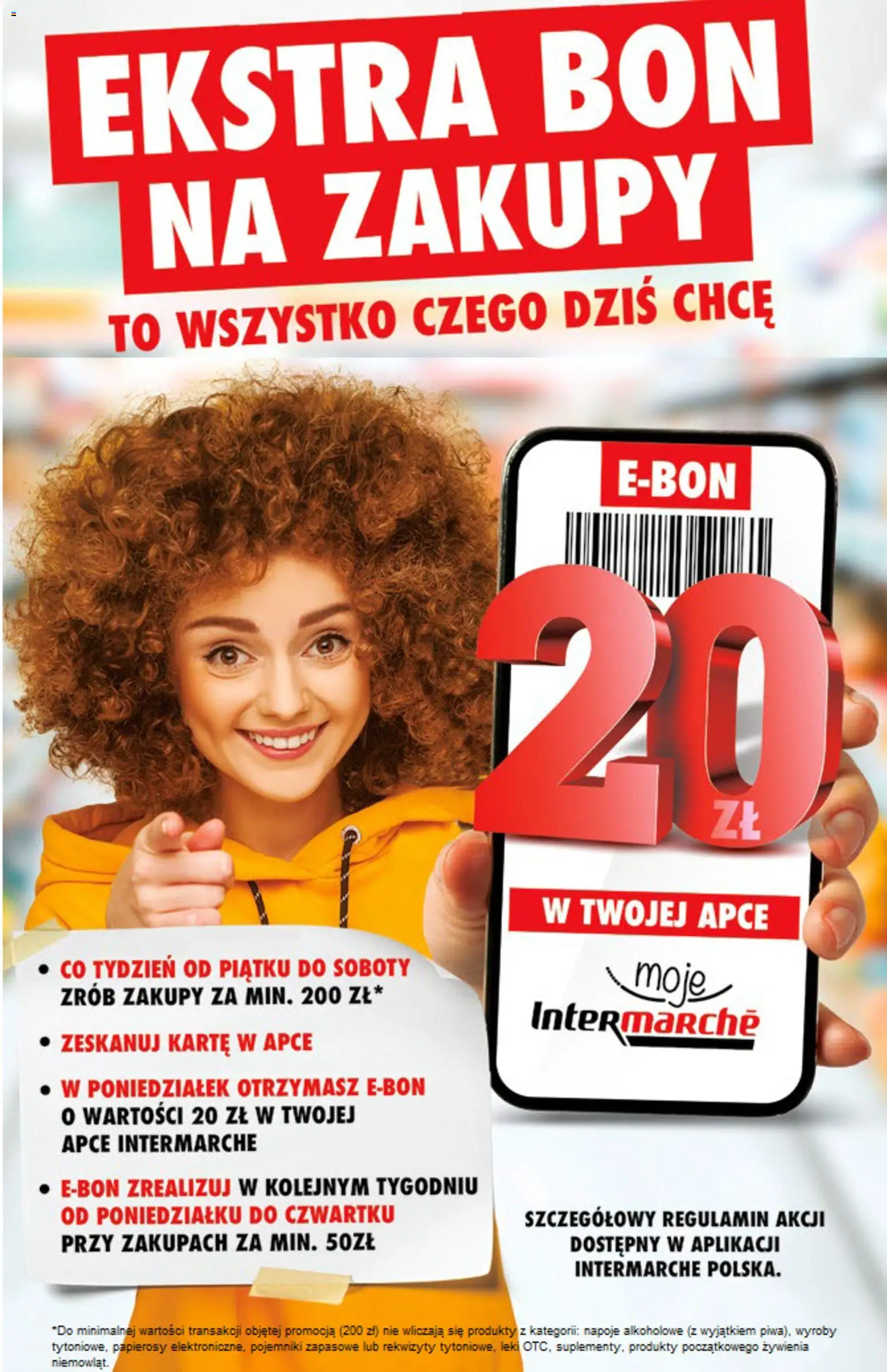 Intermarche Konkurs - Co tydzień extra bon na zakupy od 02.01.2026 | Strona: 1 | Produkty: Napoje
