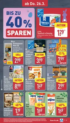 Aldi Prospekt 	 ab 23.03.2026 gültig | Seite: 35 | Produkte: Haferdrink, Alpro, Gemüse, Salami