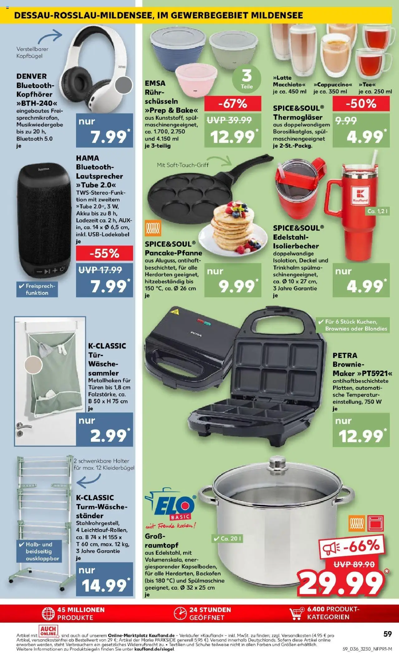 Kaufland prospekt Dessau-Roßlau	 – gültig ab 07.09.2025 | Seite: 59 | Produkte: Lautsprecher, Tür, Backofen, Kopfhörer