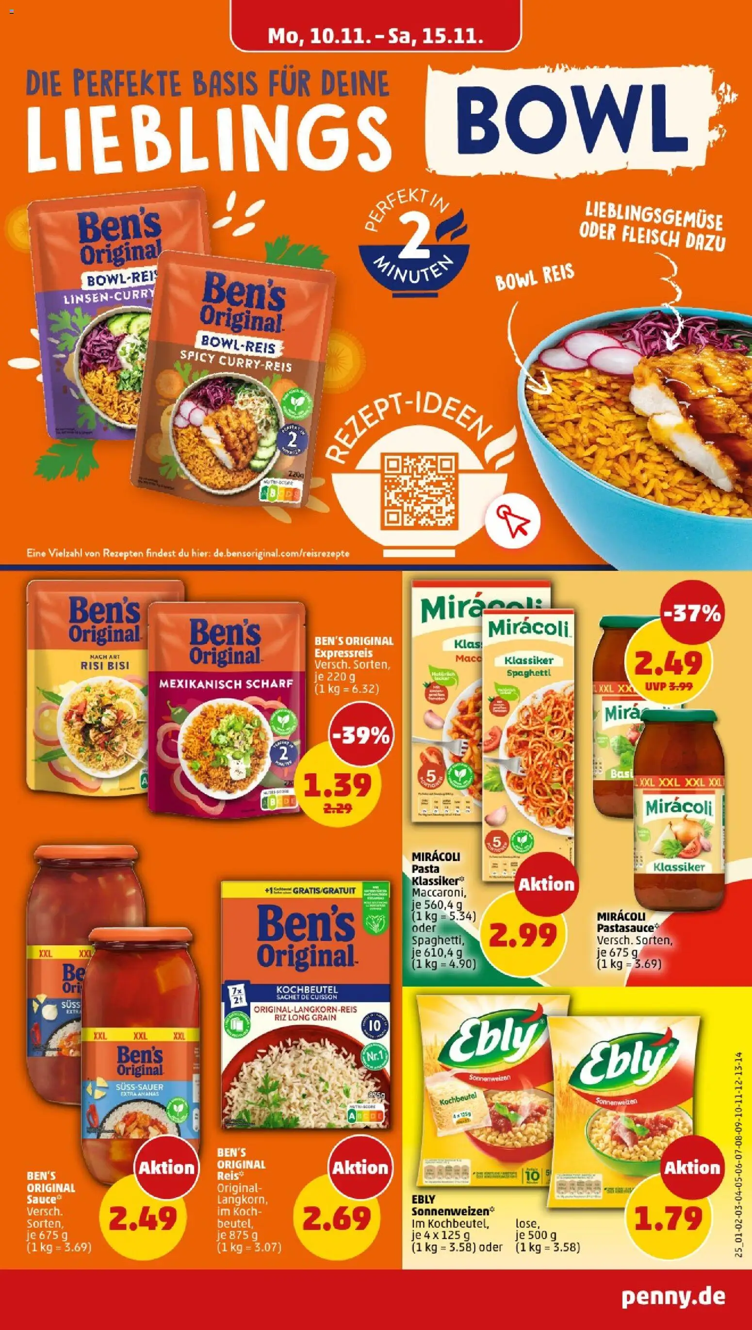 Penny - Berlin – gültig ab 10.11.2025 | Seite: 23 | Produkte: Ananas, Pasta, Reis, Fleisch