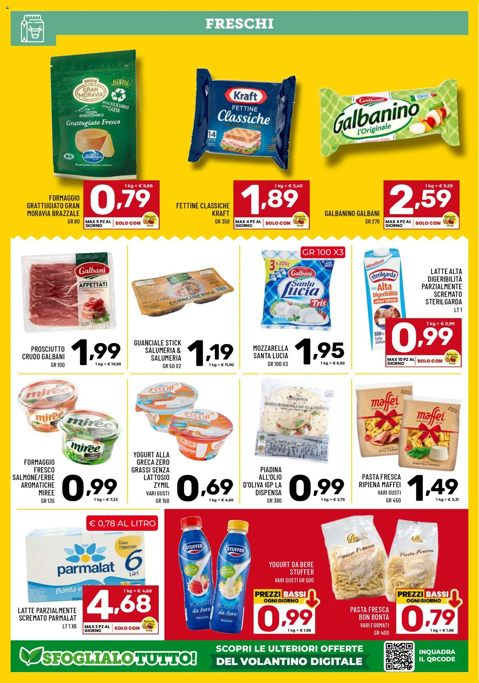 Volantino Il Centesimo del 06.03.2026 | Pagina: 6 | Prodotti: Mozzarella, Spinaci, Ricotta, Guanciale