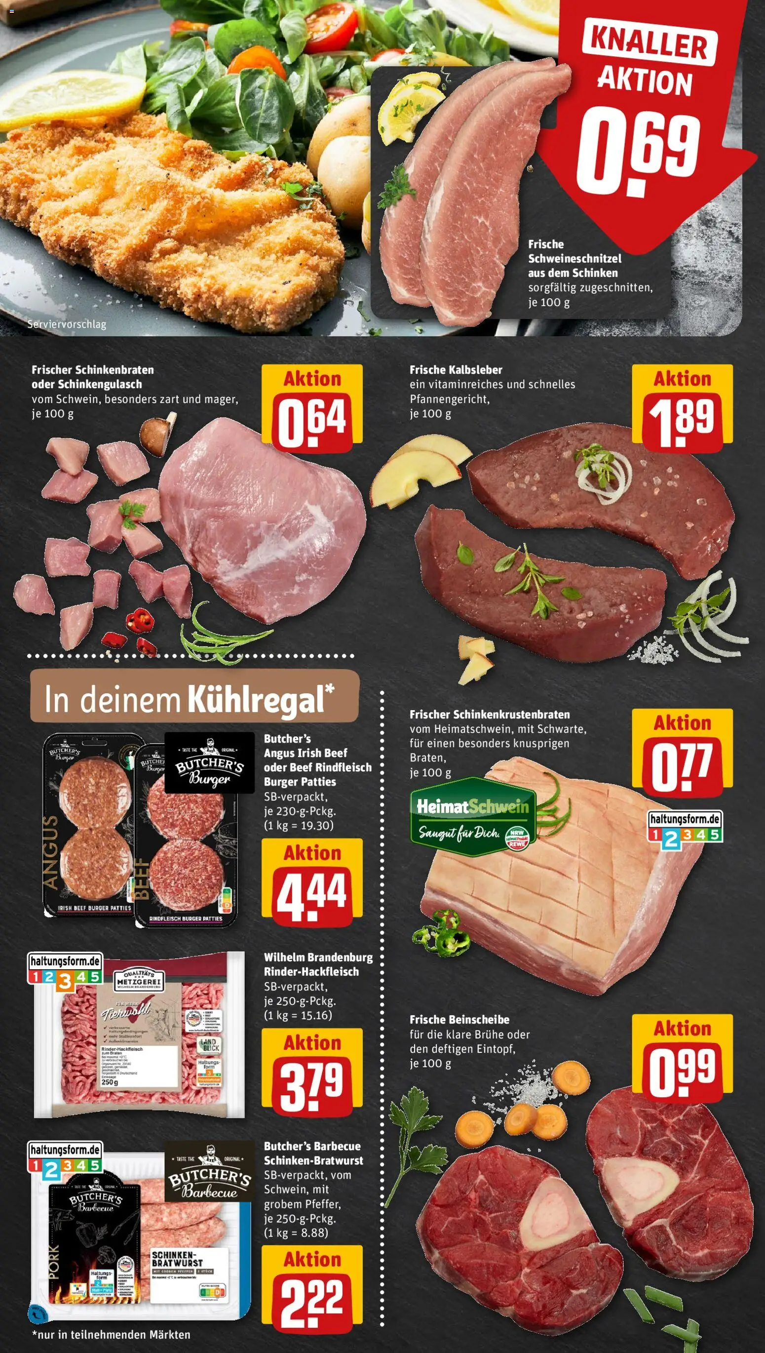 Rewe ihr Kaufpark Prospekt 	 – gültig ab 07.04.2026 | Seite: 6 | Produkte: Bratwurst, Pfeffer, Schinken, Hackfleisch