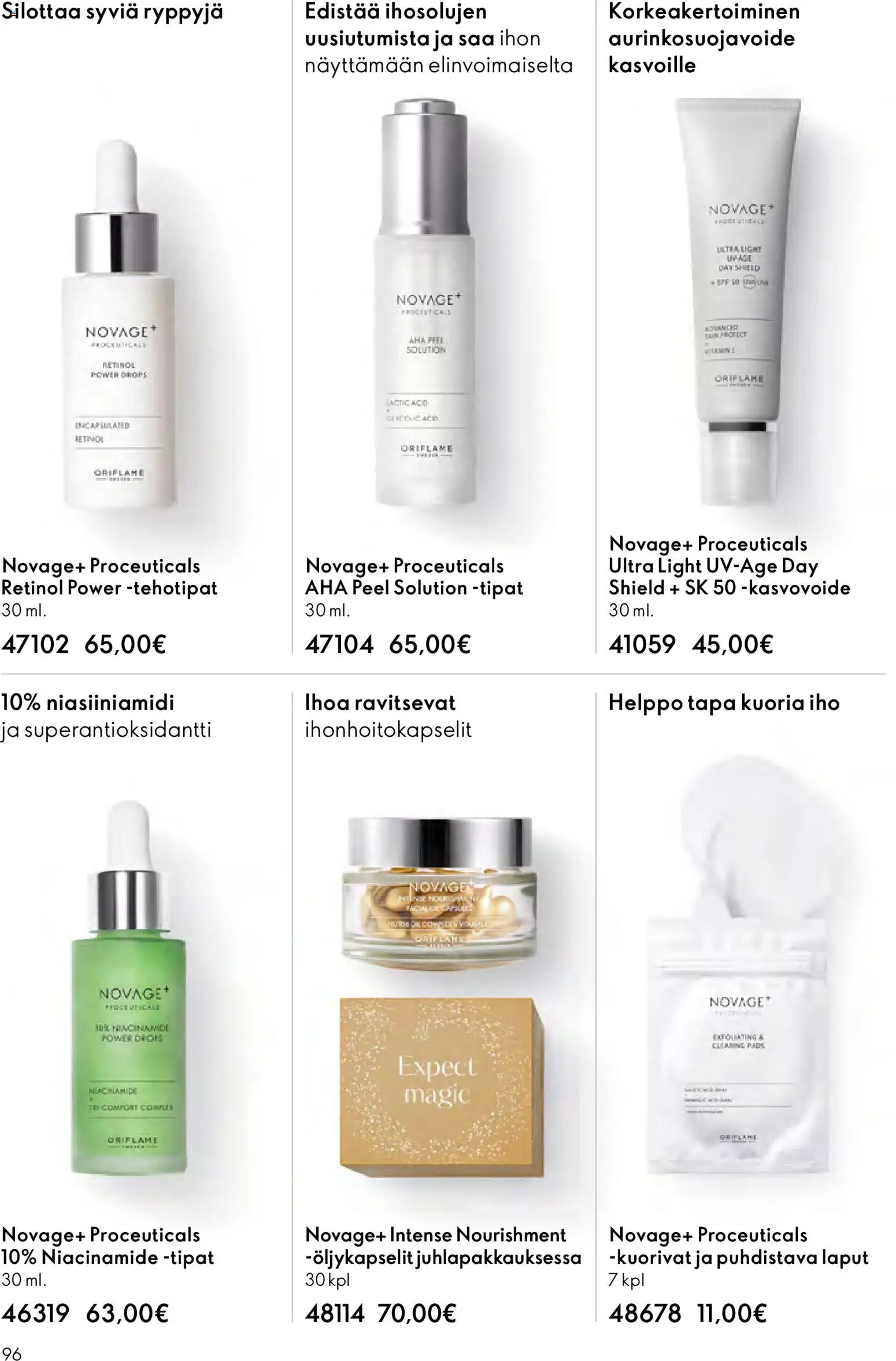 Oriflame - Esite 01 – voimassa 31.12.2025 alkaen | Sivu: 96 | Tuotteet: Kasvovoide