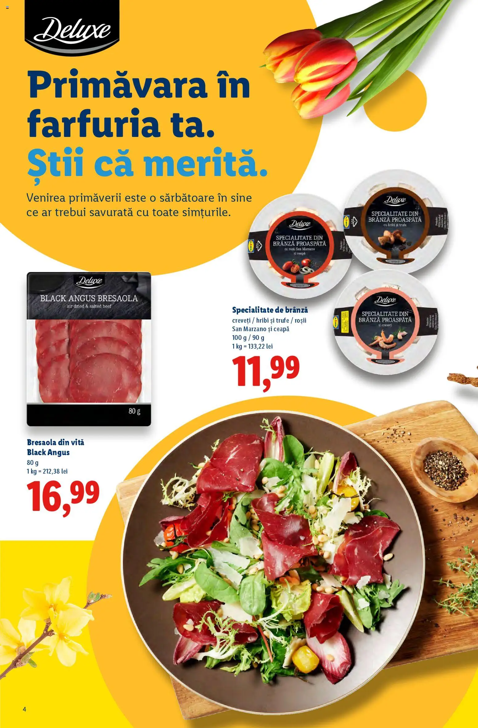Noul catalog Lidl – valabil de la 02.03.2026 | Pagină: 4 | Produse: Brânză, Roșii, Ceapă