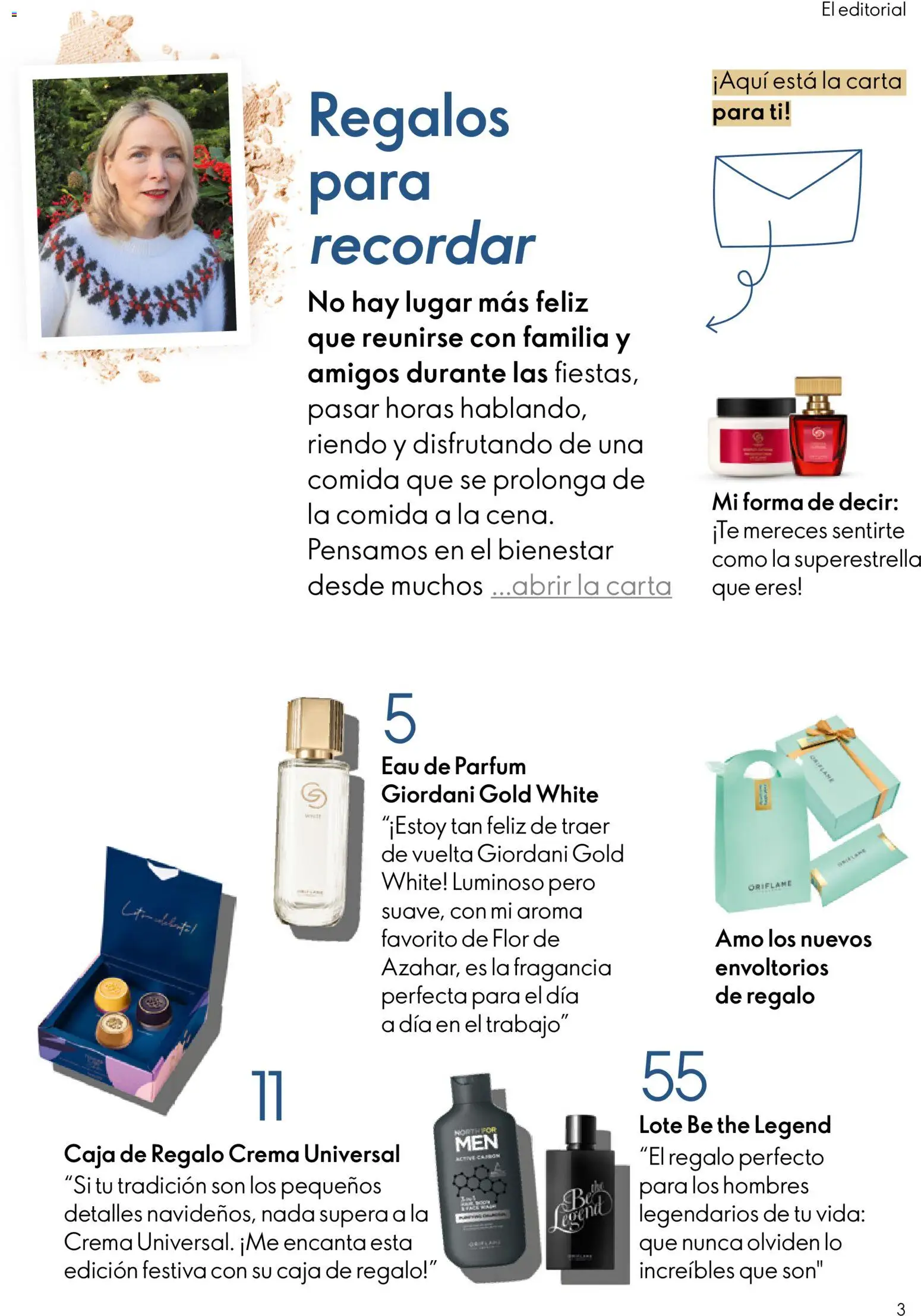 Oriflame - Catálogo Campaña 17 │ válido desde el 10.12.2025 | Página: 3 | Productos: Fragancia, Crema, Eau de parfum, Caja