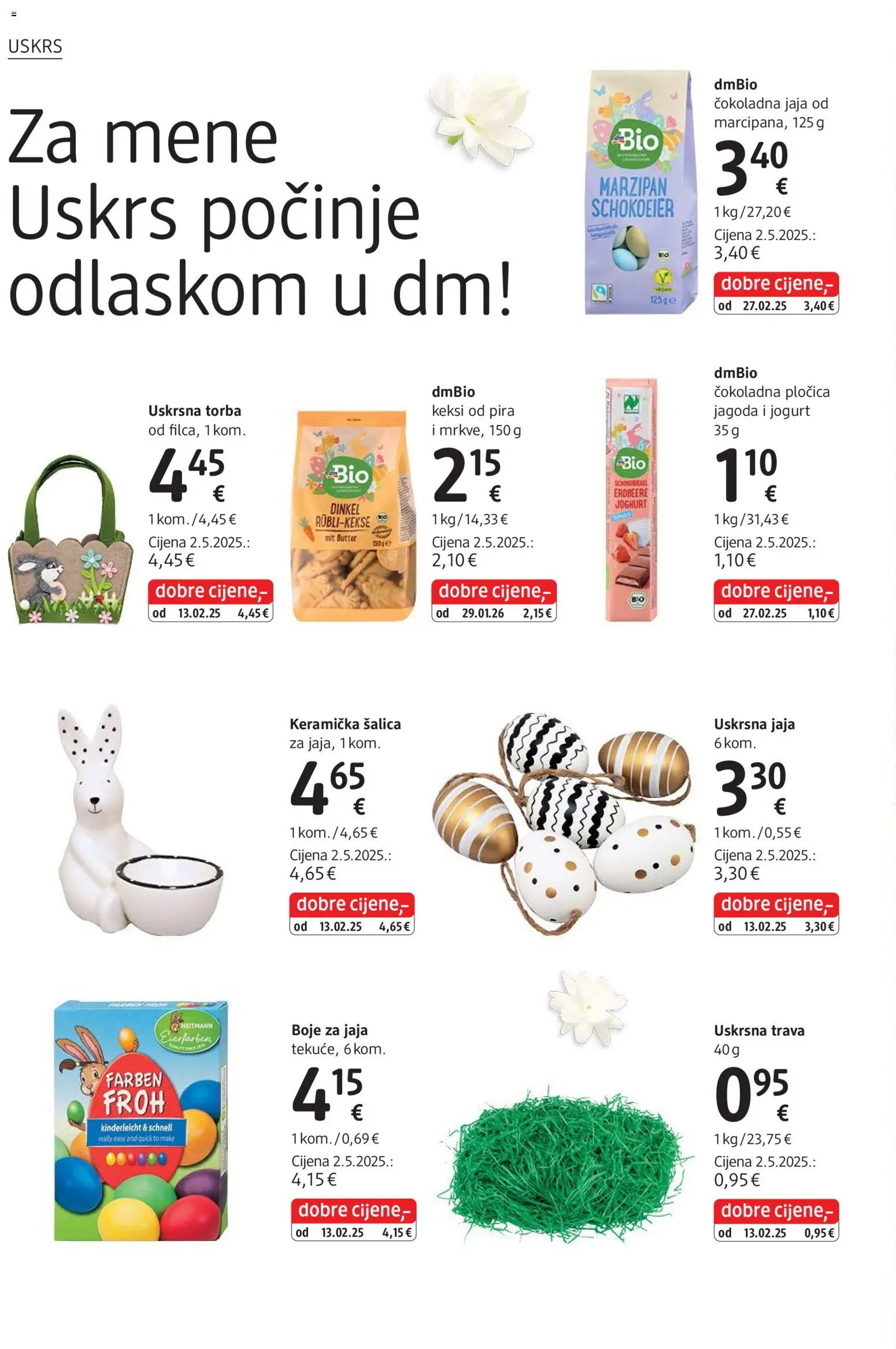 DM katalog | vrijedi od 01.03.2026 | Stranica: 14 | Proizvodi: Keksi, Jogurt, Šalica, Torba