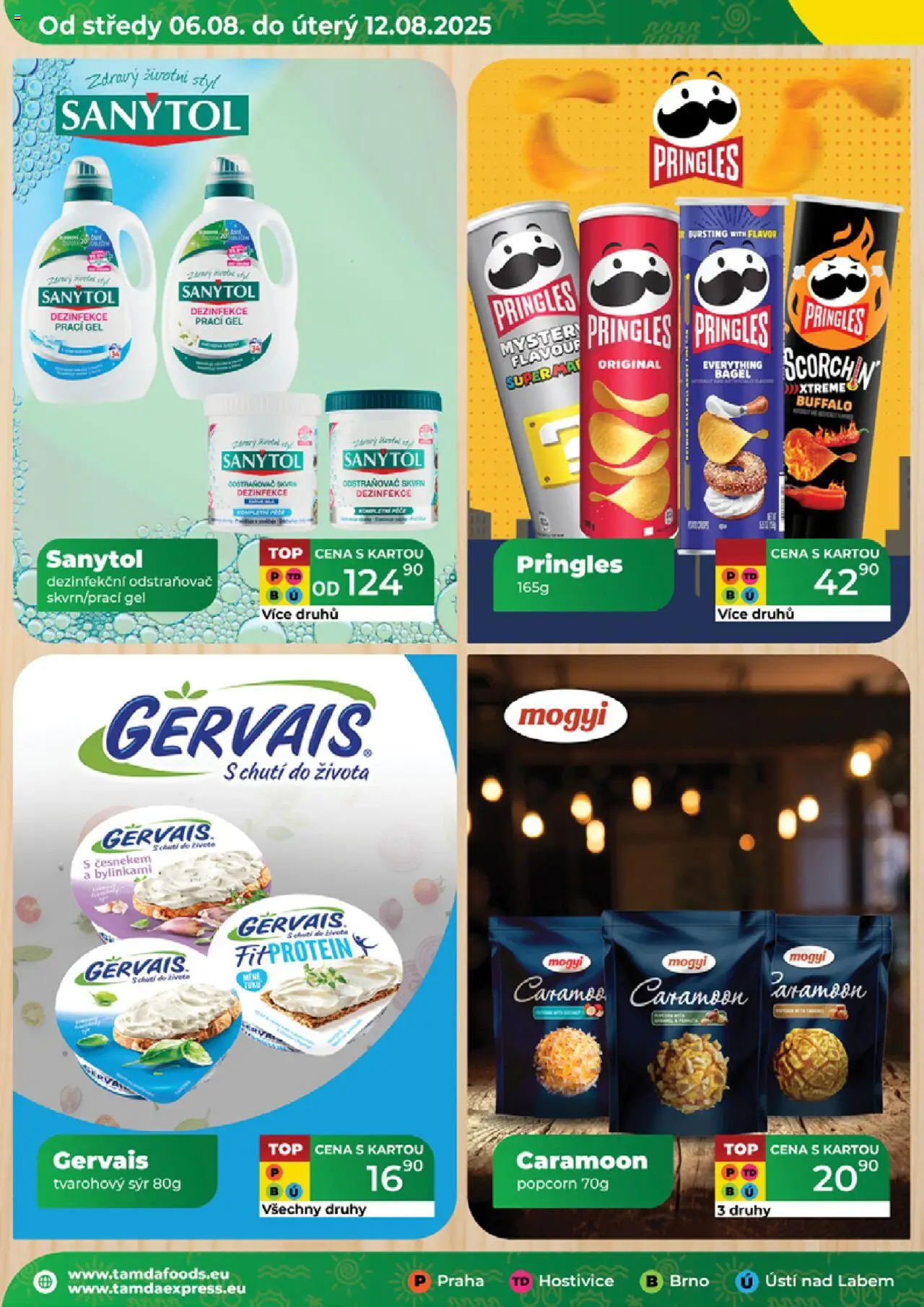 Tamda Foods leták od 06.08.2025 | Strana: 22 | Produkty: Sýr, Popcorn, Gervais, Sanytol
