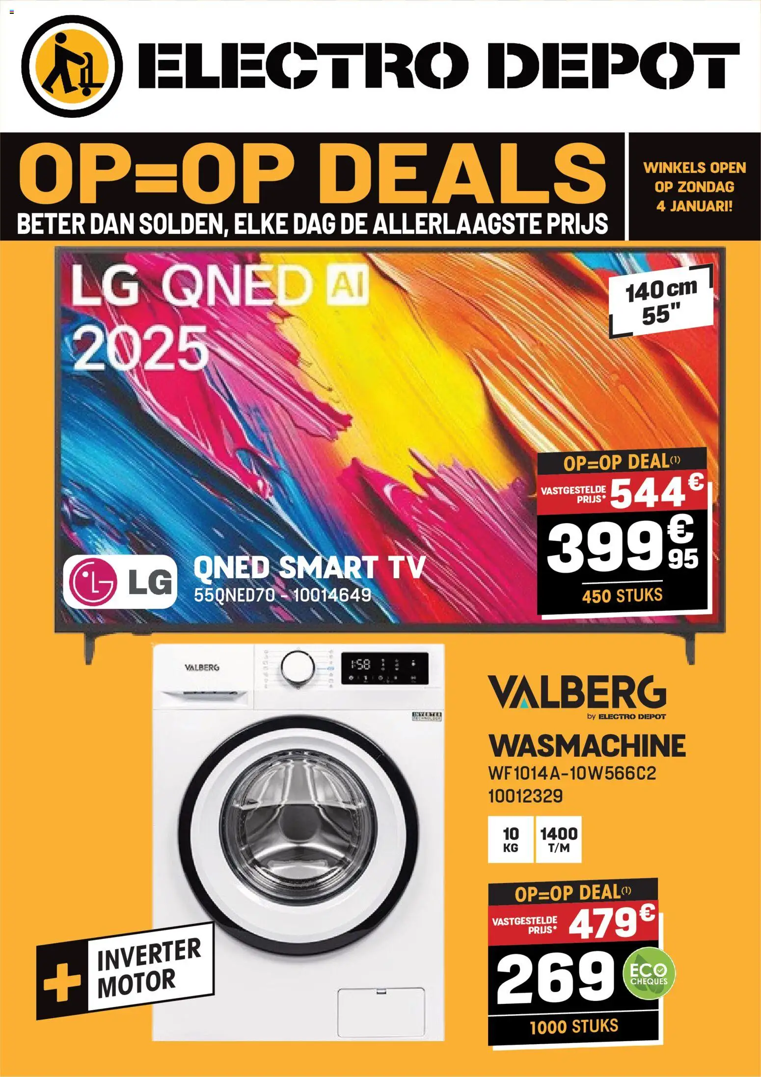 {H1} | Pagina: 1 | Producten: Tv, Wasmachine