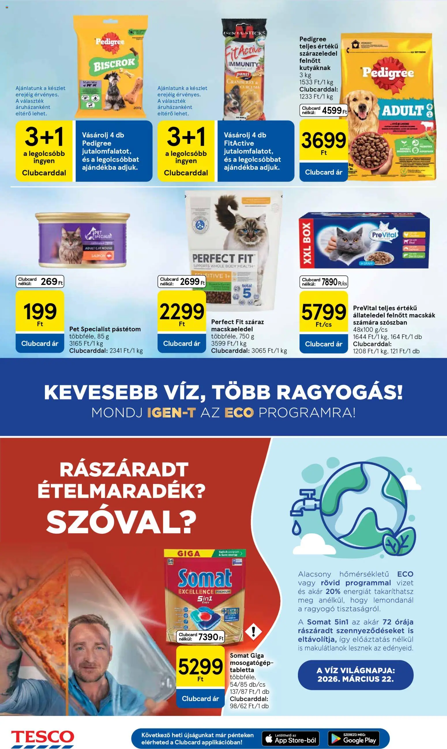Tesco akciós ujság - amely érvényes a következő dátumtól: 19.03.2026 | Oldal: 30 | Termékek: Somat, Body, Mosogatógép, Mosogatógép tabletta