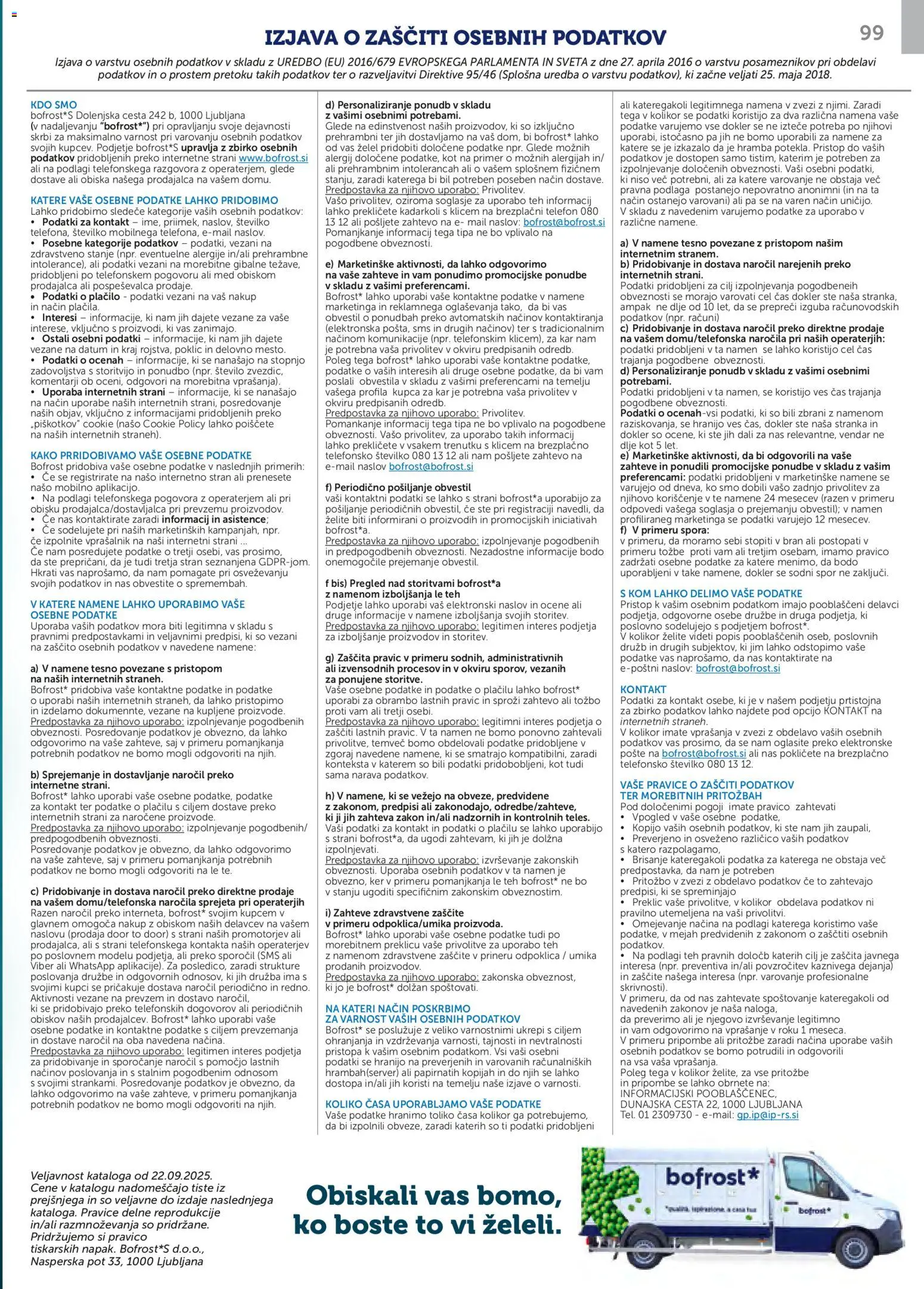 Novi Bofrost katalog ponudbe – veljaven od 01.11.2025 | Stran: 99 | Izdelki: Telefon