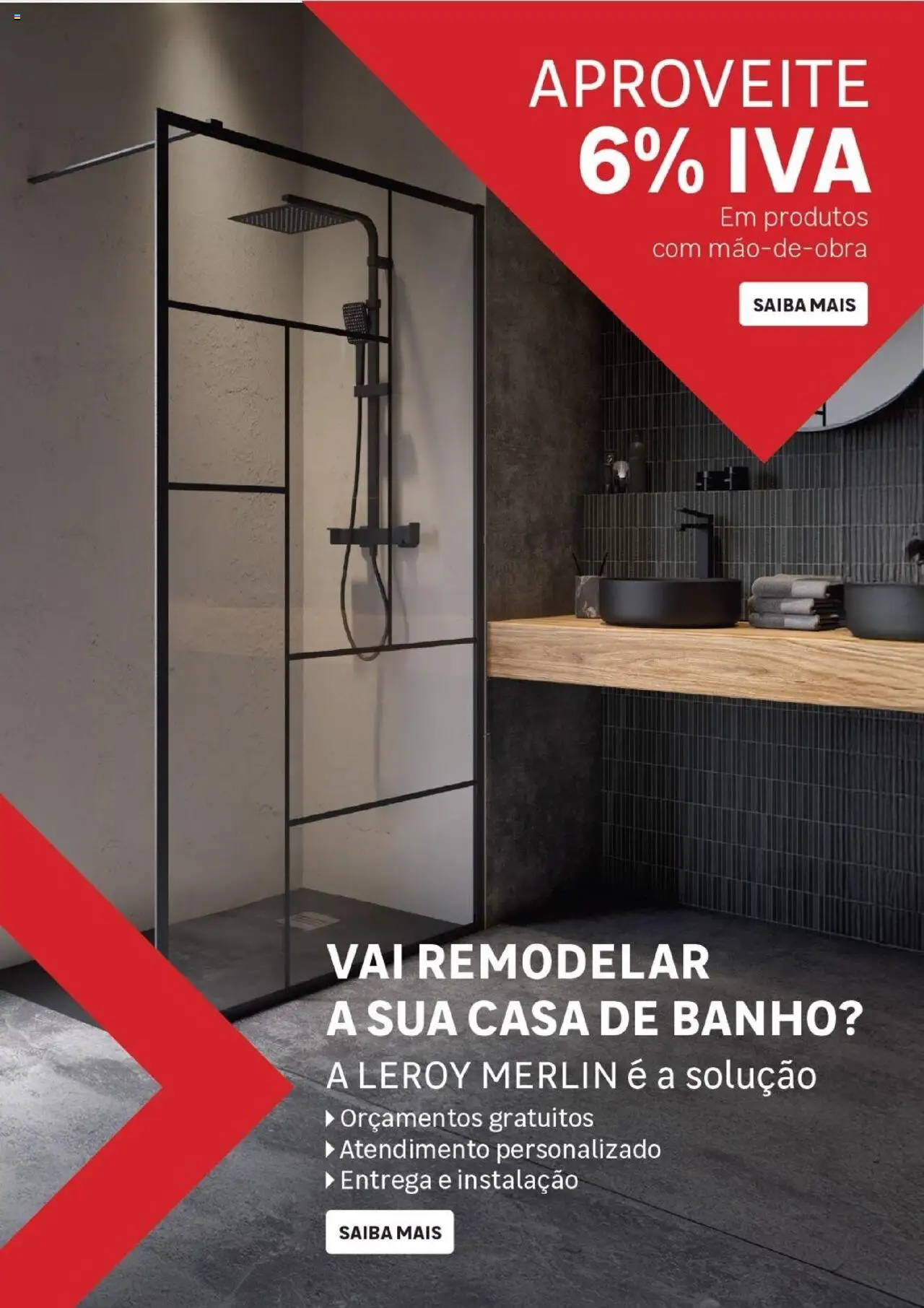 Leroy Merlin -  Portugal Continental │ válido de 21.08.2025 | Página: 11 | Produtos: Casa de banho, Banho