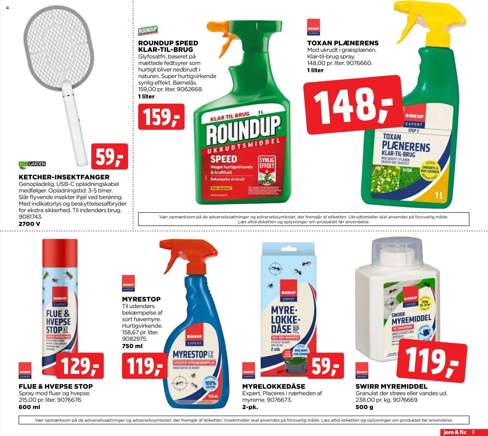 Jem & fix tilbudsavis – gyldig fra 19.04.2026 | Side: 7 | Produkter: Søm