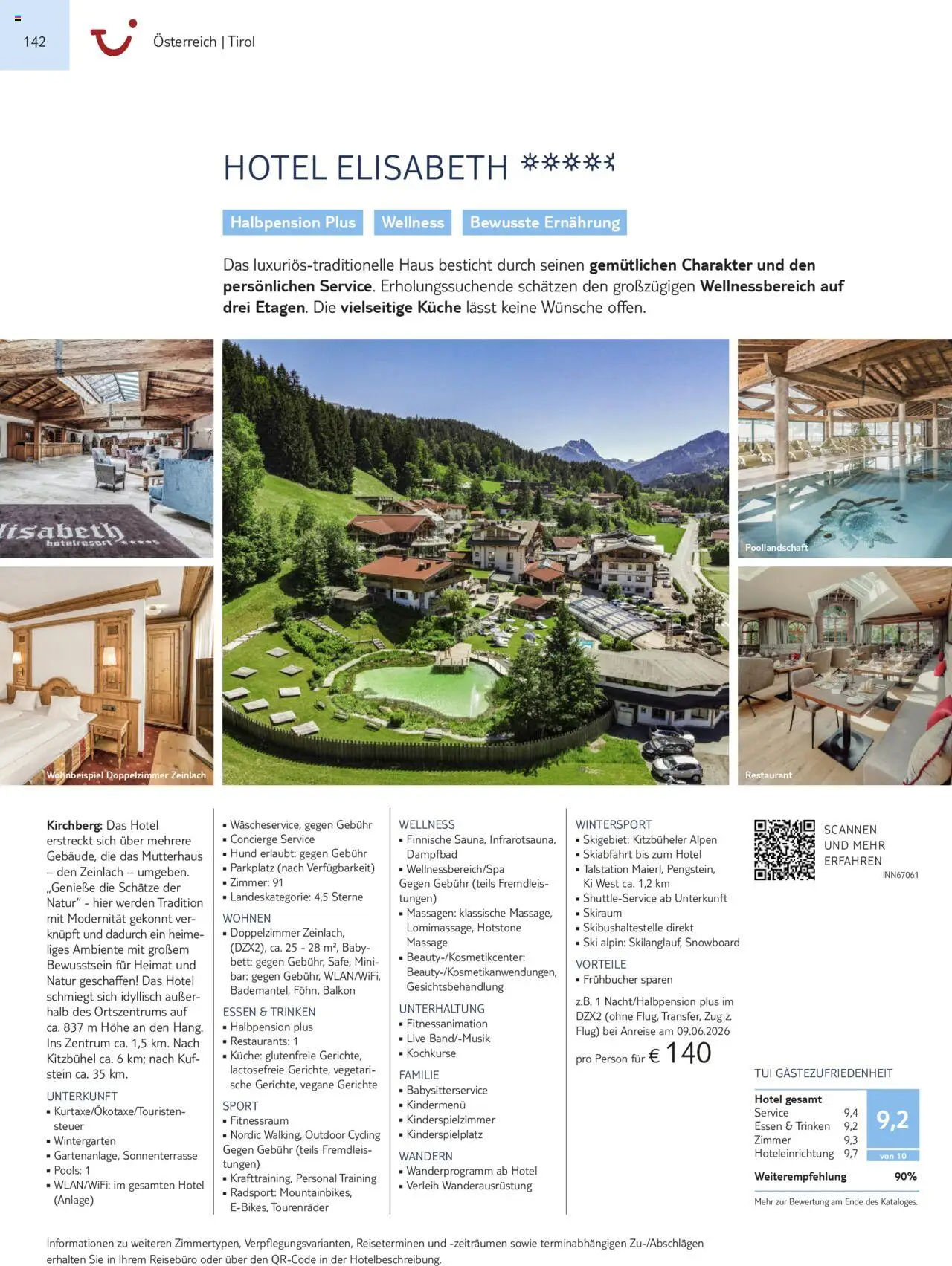Aida - Urlaub mit eigener Anreise  – gültig ab 01.11.2025 | Seite: 142 | Produkte: Bett, Küche, Ski, Snowboard