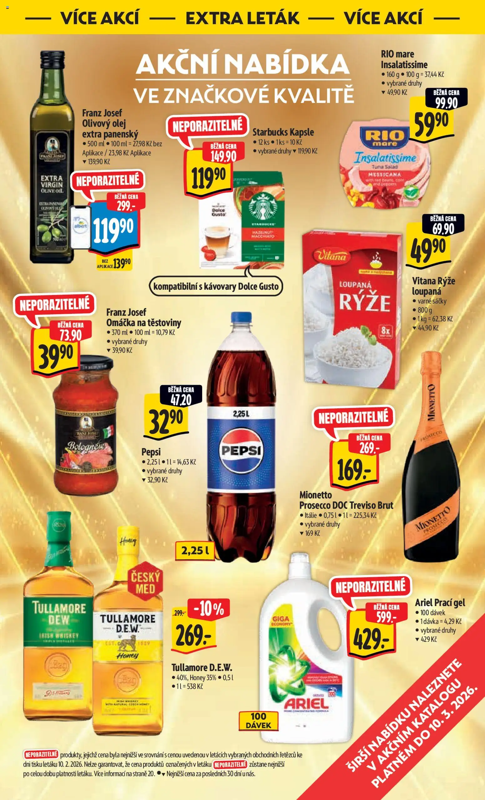 Albert leták - Hypermarket od 04.03.2026 | Strana: 41 | Produkty: Prosecco, Rýže, Rio mare, Ariel