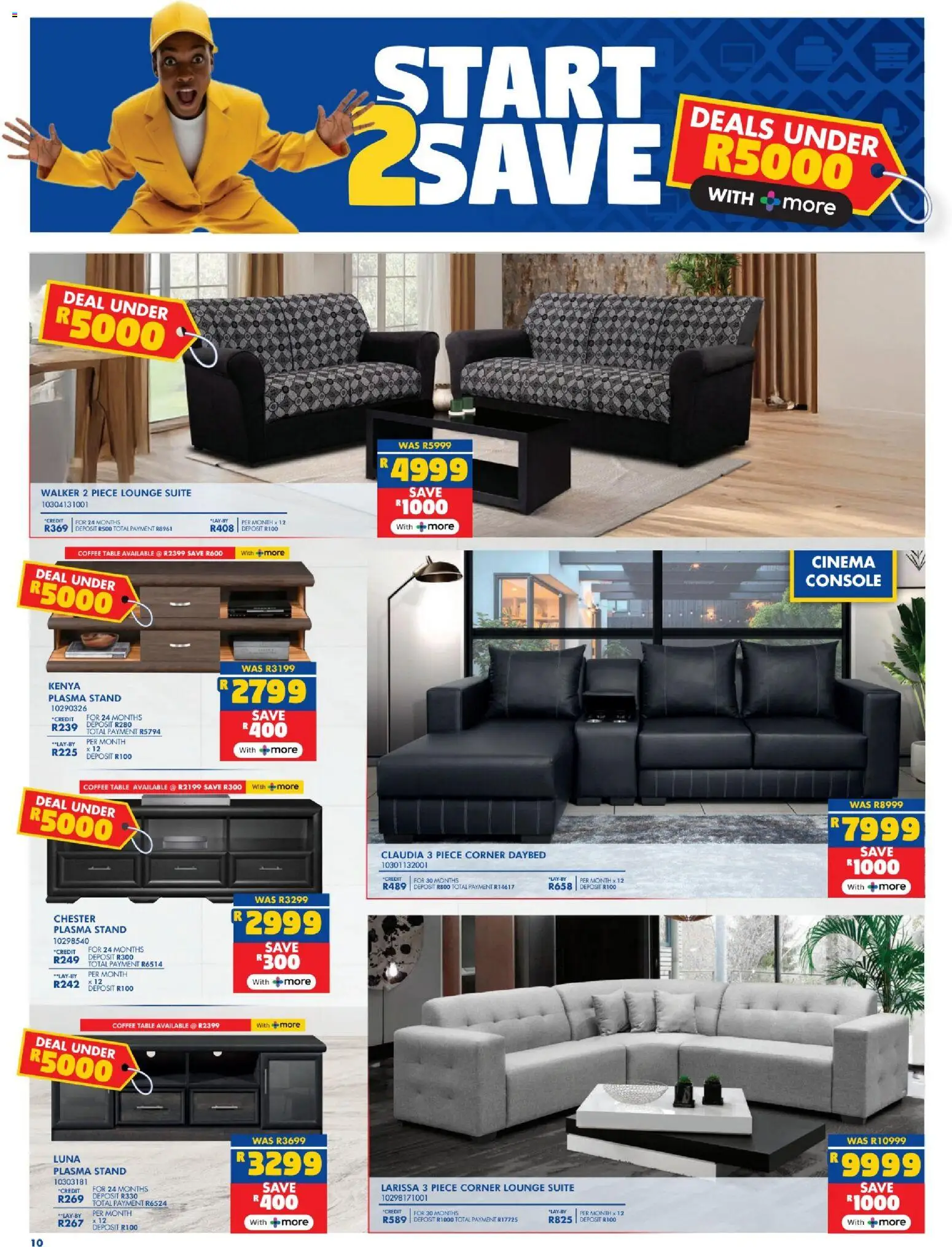 New Russells catalogue – valid from 29.12.2025 | Page: 10 | Products: Coffee table, Table, Lounge suite, Coffee