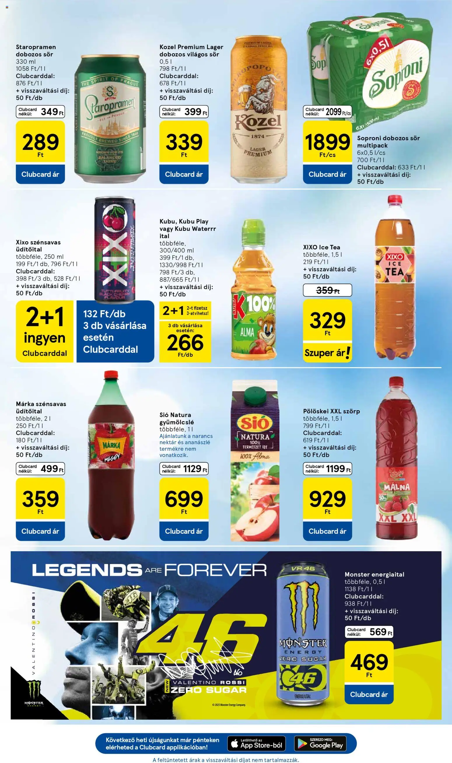 Tesco akciós ujság - amely érvényes a következő dátumtól: 22.01.2026 | Oldal: 19 | Termékek: Szörp, Energiaital, Sör, Narancs