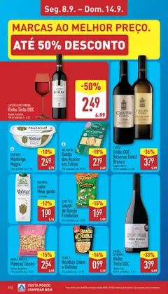 Aldi folheto │ válido de 08.09.2025 | Página: 12 | Produtos: Pipocas, Leite, Manteiga, Queijo