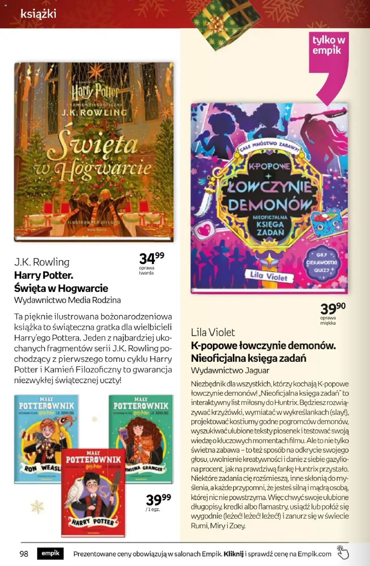 Empik promocje - Tom kultury Książki od 10.12.2025 | Strona: 98 | Produkty: Książki