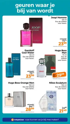 Trekpleister folder - Voorbeeld van een folder van Trekpleister, geldig van 17.03.2026 | Pagina: 25 | Producten: Geuren, Eau de toilette, Festék