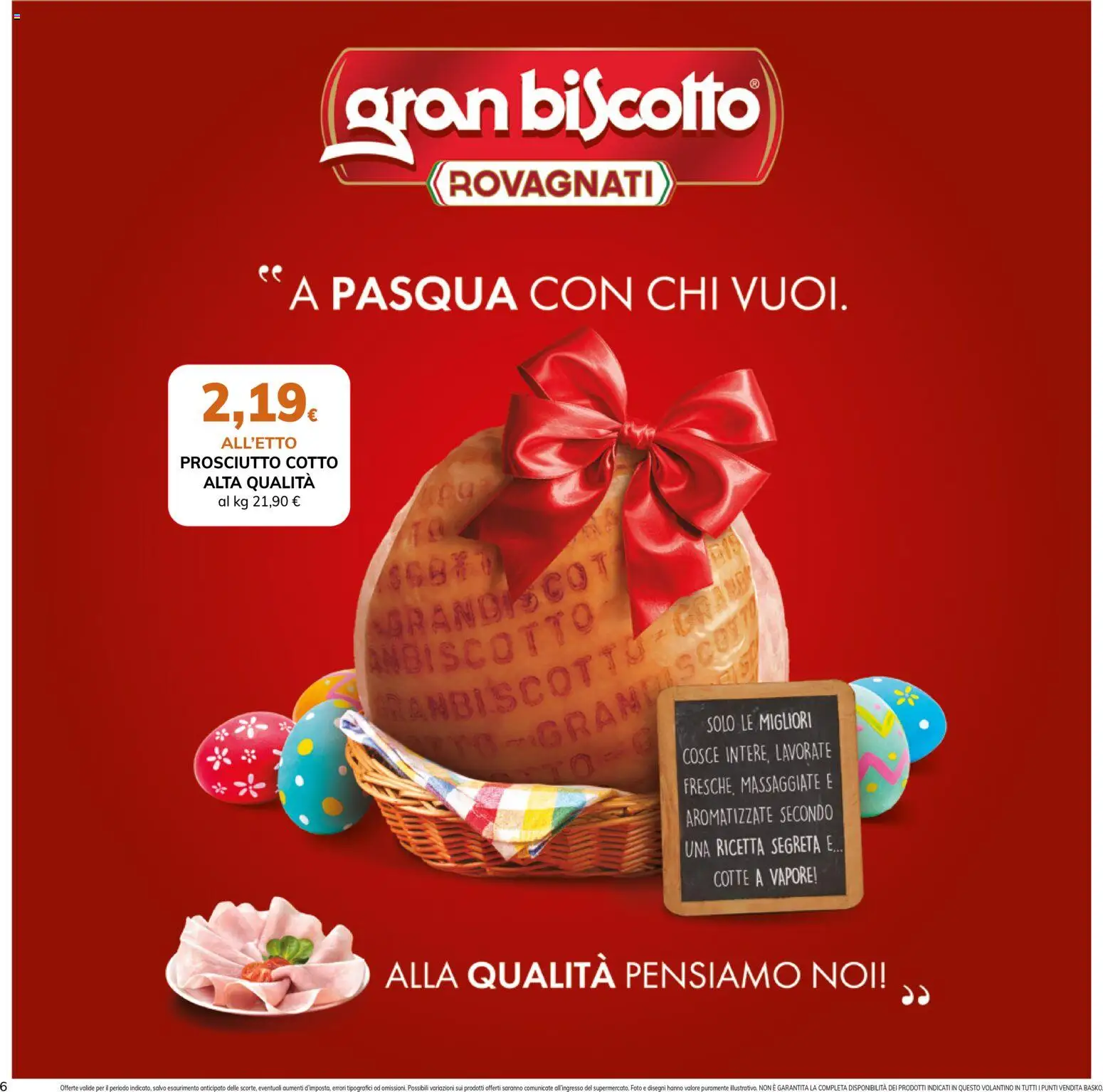 Volantino Basko del 24.03.2026 | Pagina: 6 | Prodotti: Prosciutto Cotto, Prosciutto