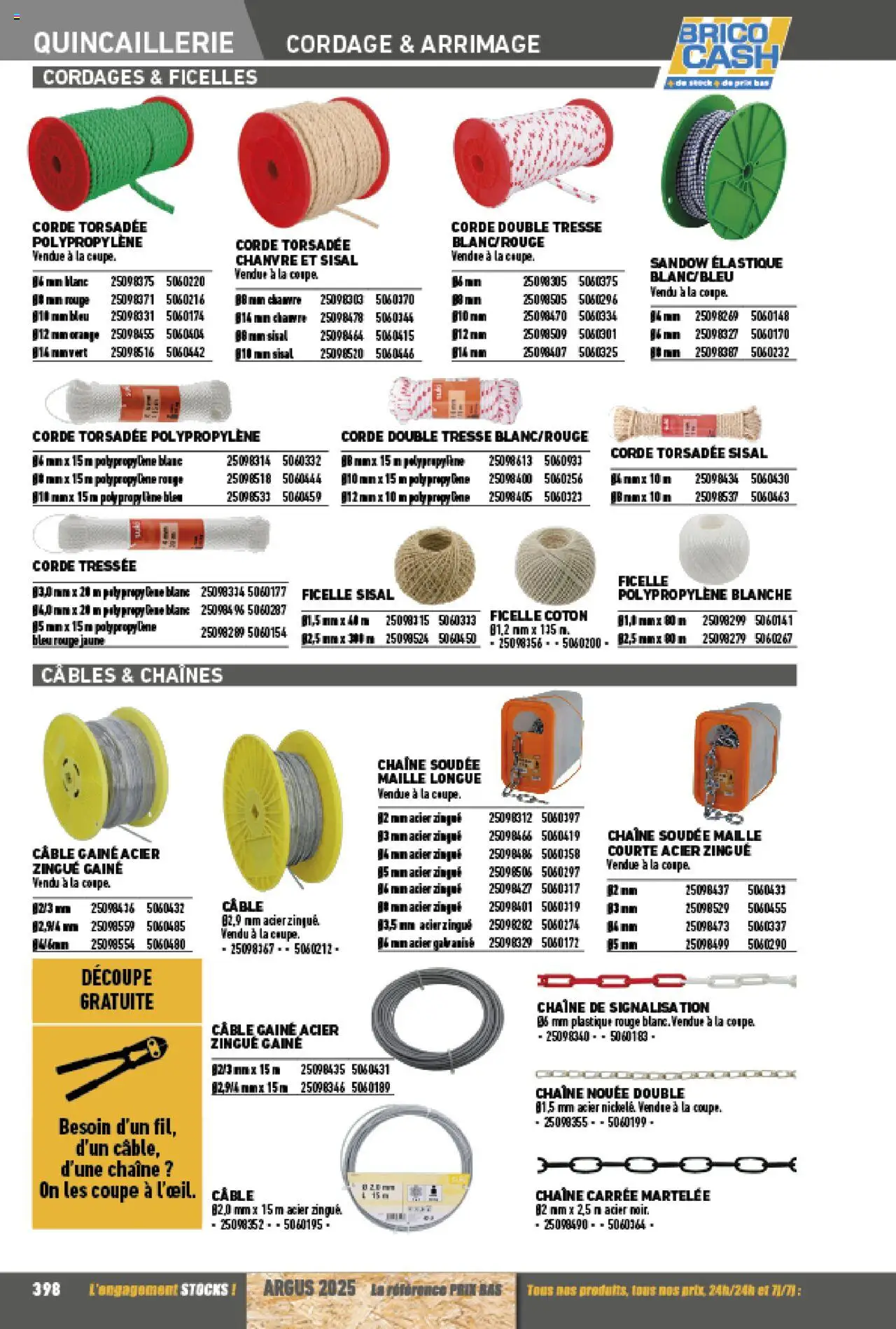 {H1} | Page: 398 | Produits: Câble, Orange, Coton