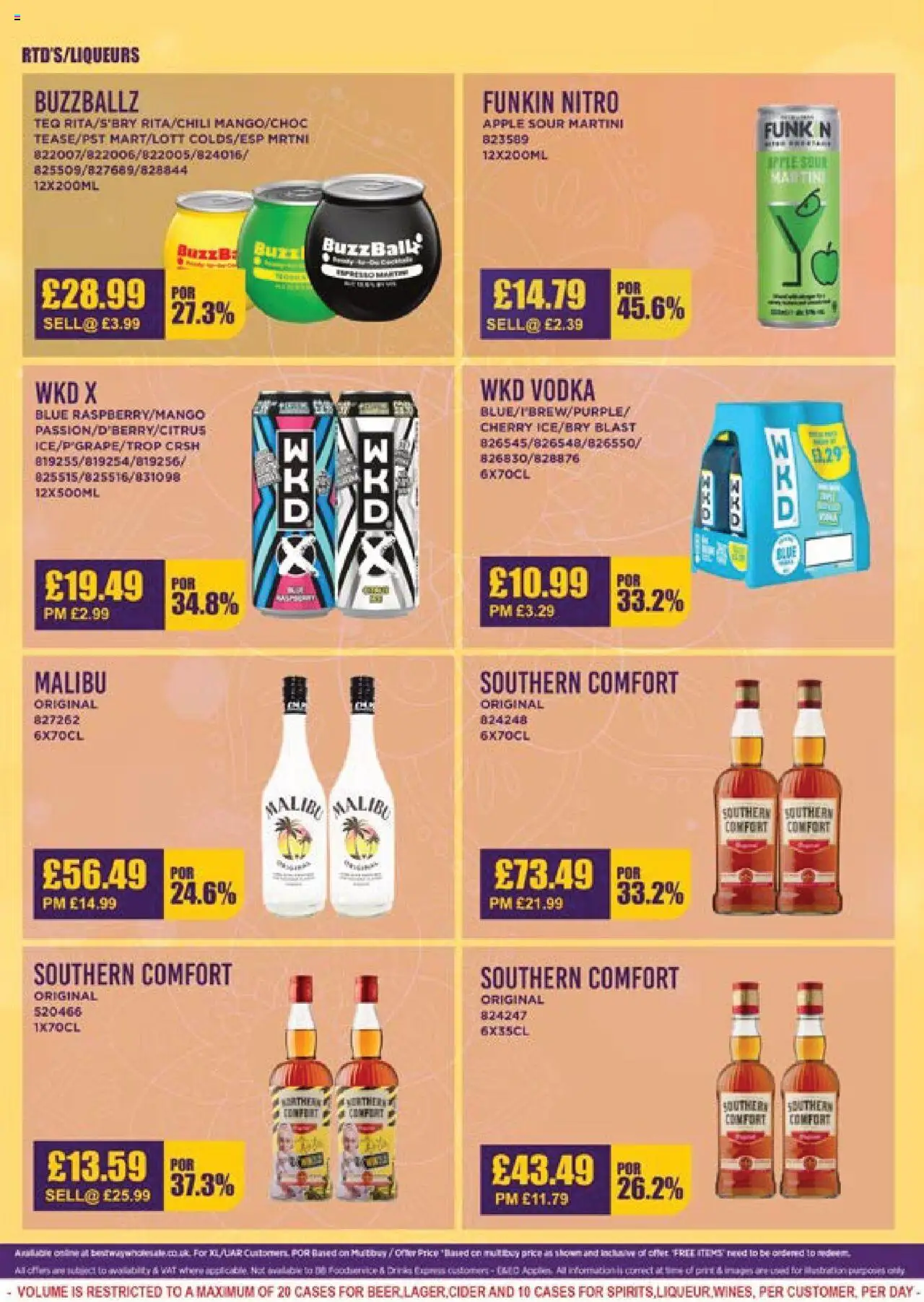 {H1} | Page: 12 | Products: Malibu, Apple, Beer, Vodka