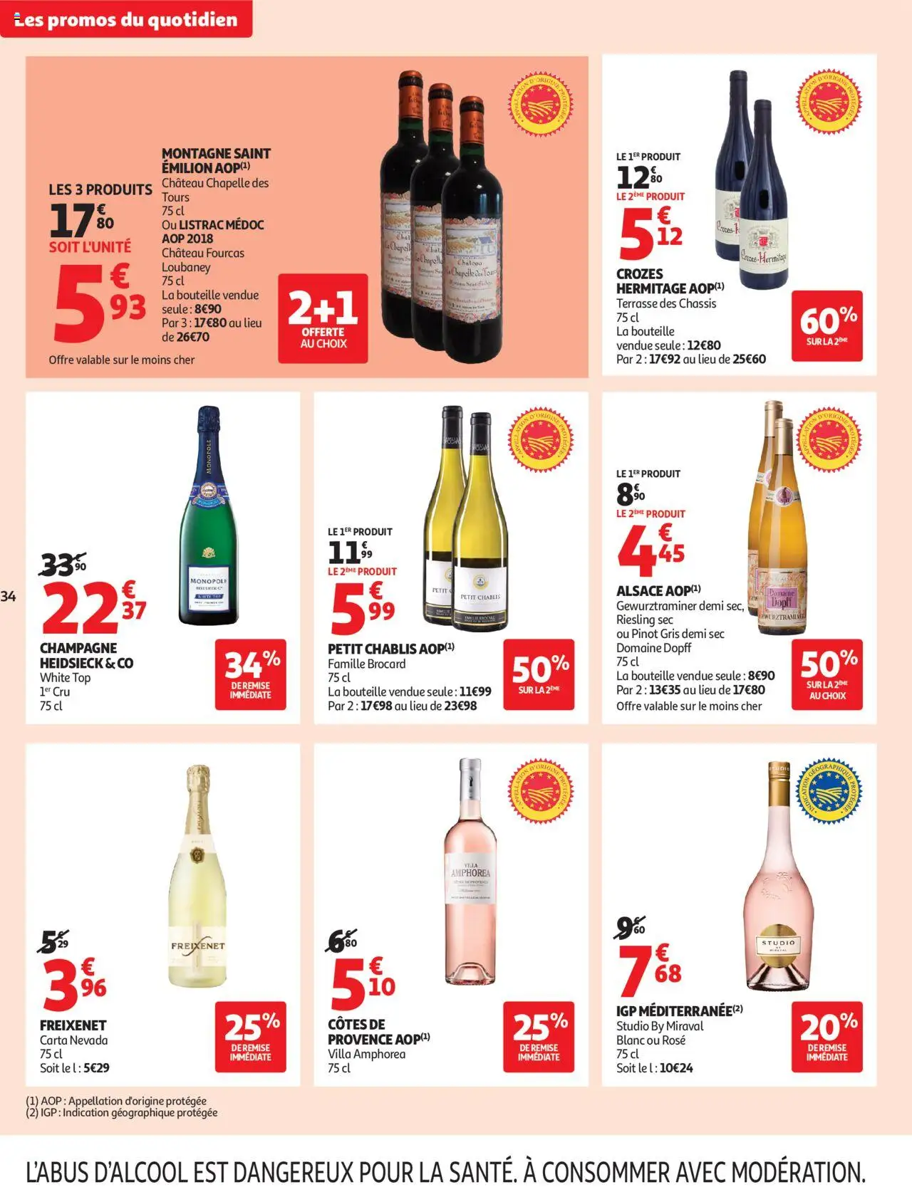  | Page: 34 | Produits: Champagne, Thé, Freixenet