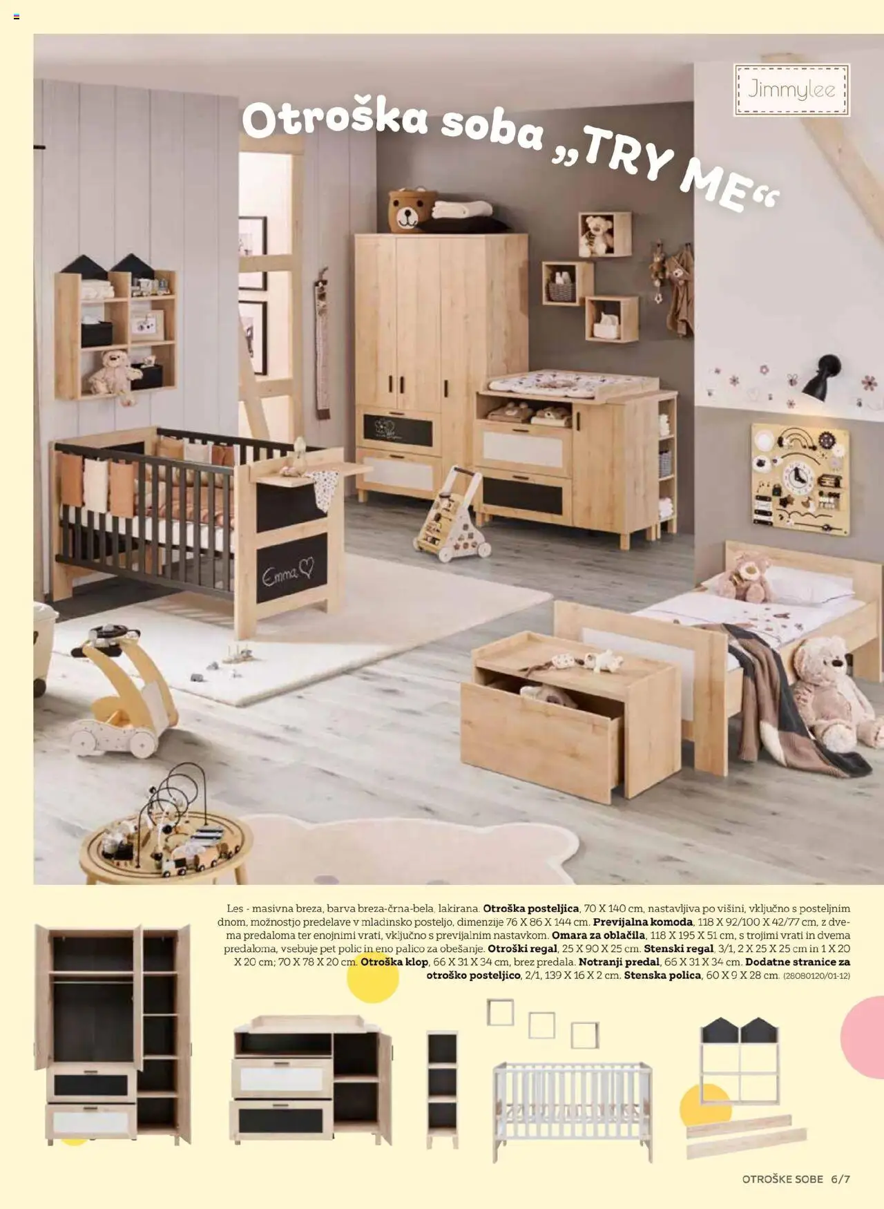 XXXL Lesnina katalog svet otroških sob │ velja od 08.08.2025 | Stran: 7 | Izdelki: Omara, Barva