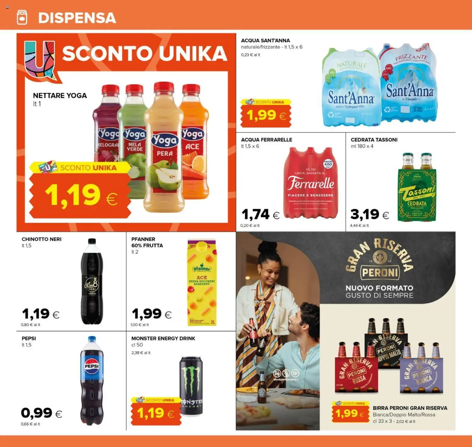 Volantino Oasi del 07.04.2026 | Pagina: 16 | Prodotti: Acqua, Pera, Cedrata, Ferrarelle