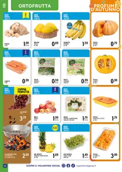 Anteprima del volantino Volantino GECOP	 valido a partire dal 20.10.2025 | Pagina: 10 | Prodotti: Patate, Carote, Funghi, Uva