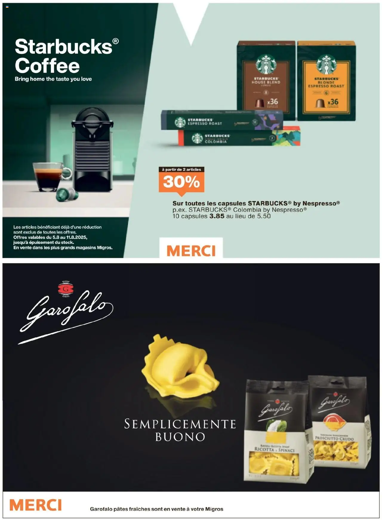Migros - Magazin FR ab 05.08.2025 | Seite: 20 | Produkte: Pasta
