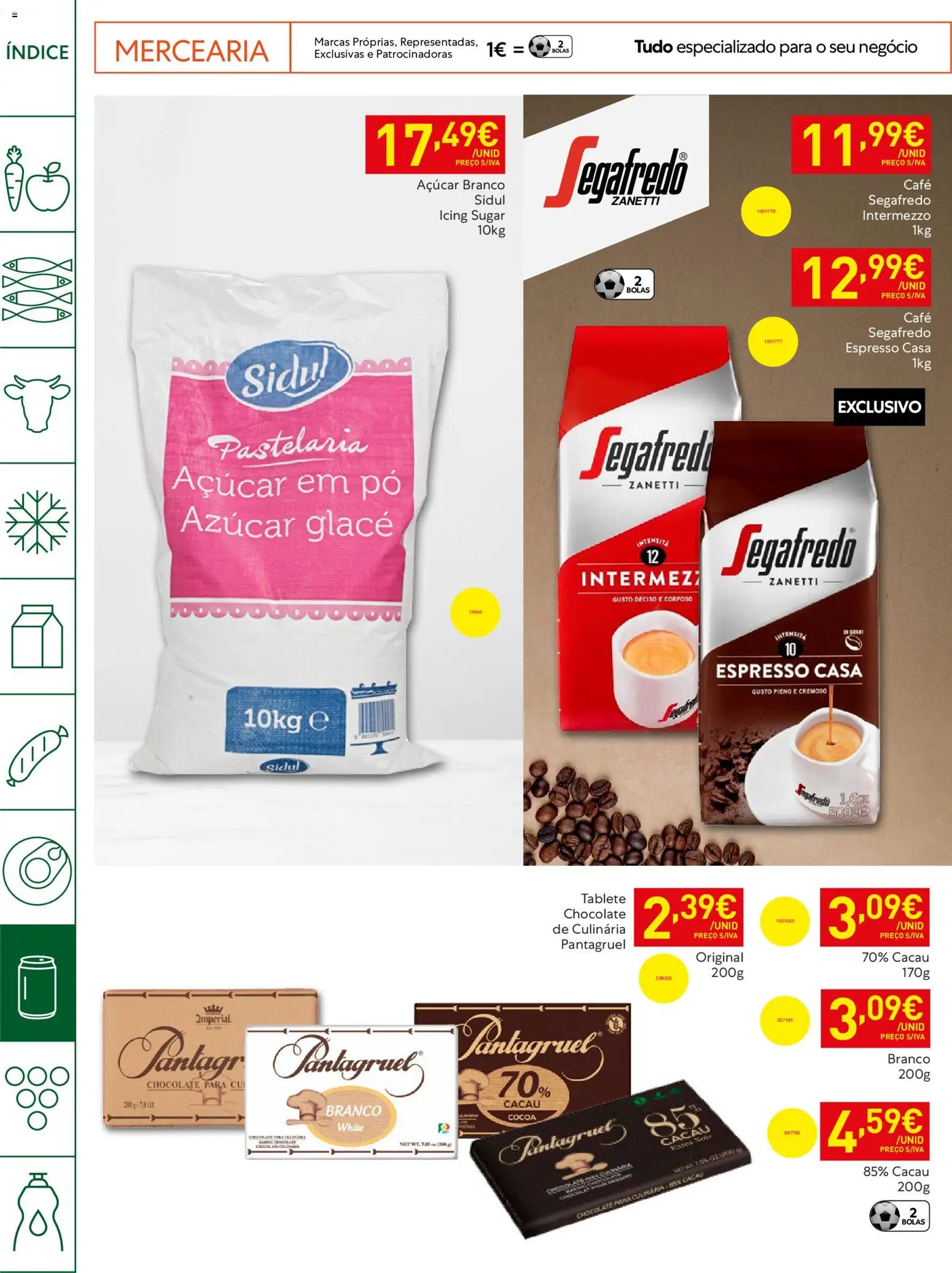 Recheio - Horeca Bons Negócios Madeira │ válido de 21.04.2026 | Página: 22 | Produtos: Pó, Café, Chocolate, Açúcar