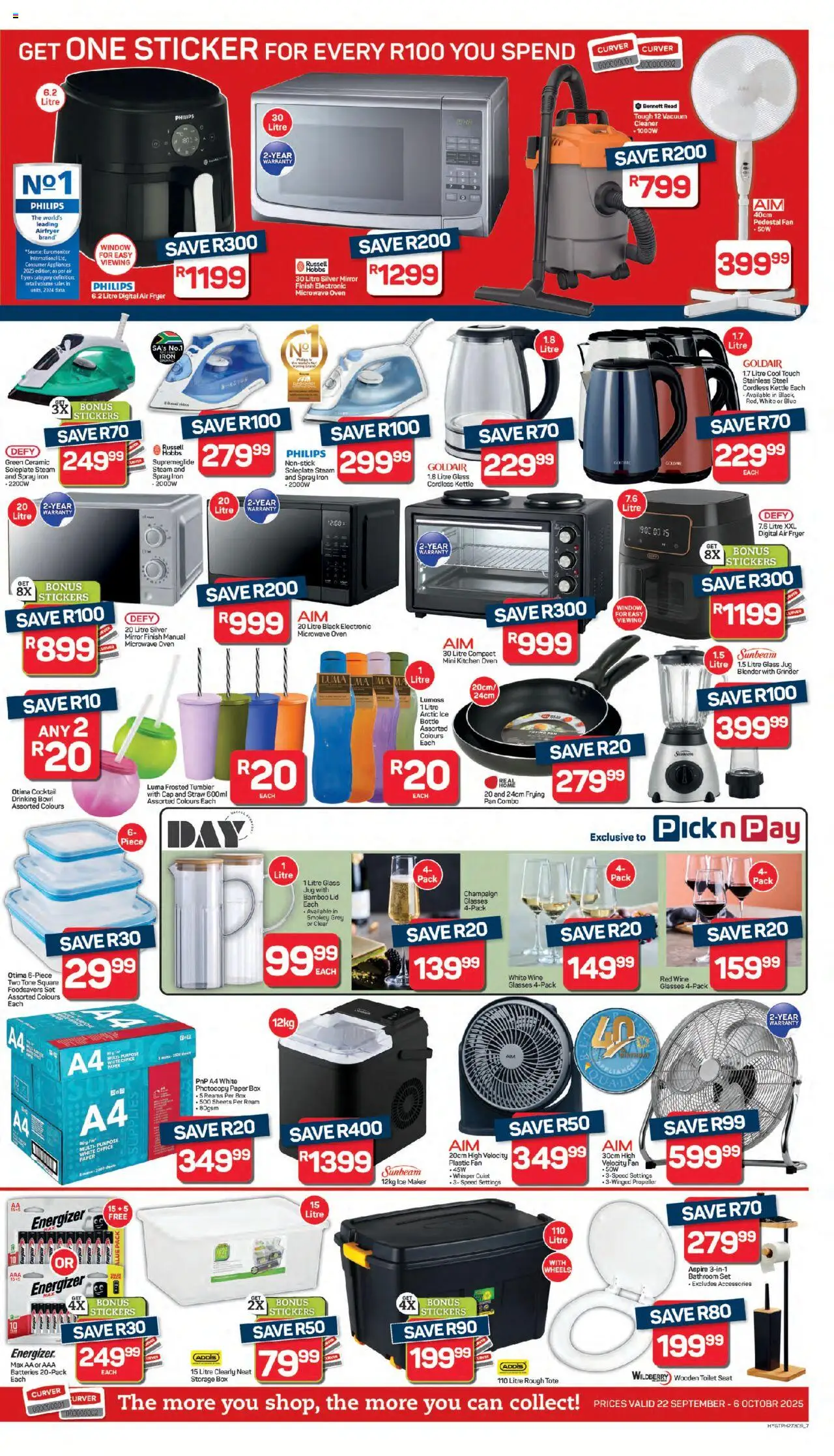 New Pick n Pay catalogue – valid from 22.09.2025 | Page: 7 | Products: Cap, Bowl, Box, Toilet seat