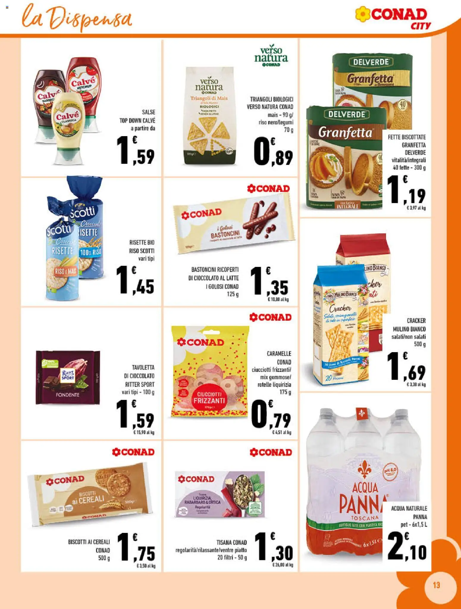 Volantino Conad del 28.01.2026 | Pagina: 13 | Prodotti: Cereali, Ketchup, Mais, Piatto