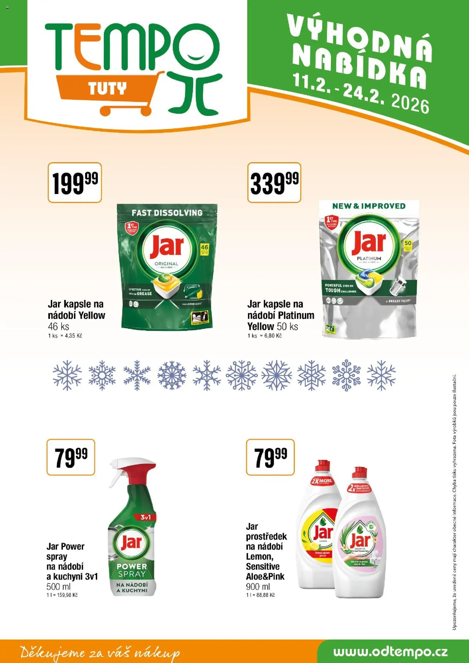 Tempo leták - Tuty od 11.02.2026 | Strana: 17 | Produkty: Nádobí, Jar kapsle, Kapsle, Jar