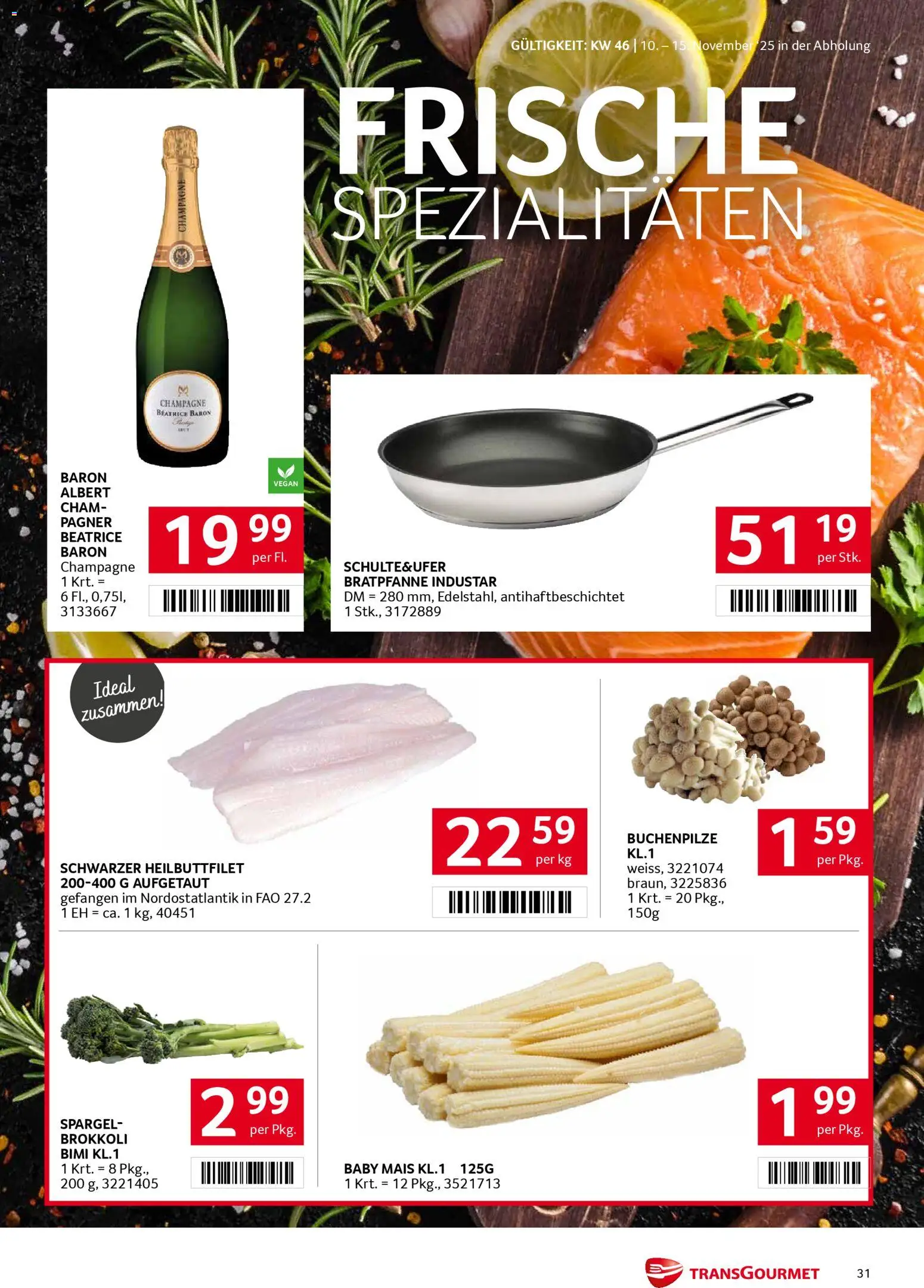 Transgourmet Flugblatt gültig ab 10.11.2025 | Seite: 30