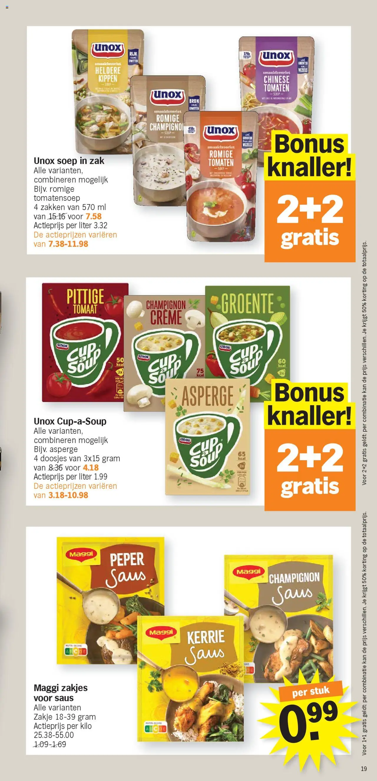 {H1} | Pagina: 19 | Producten: Saus, Groenten, Peper, Crème