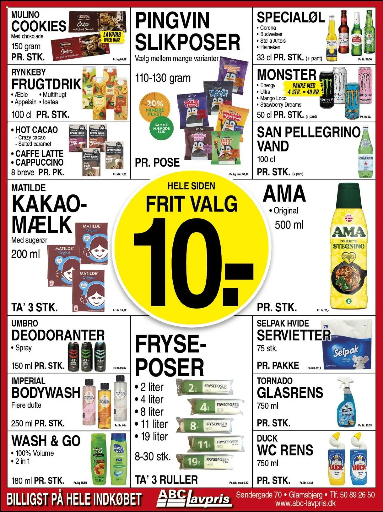 Abc Lavpris Tilbudsavis gyldig fra 20.08.2025 | Side: 4 | Produkter: Mango, Chokolade, Cookies, Kakao
