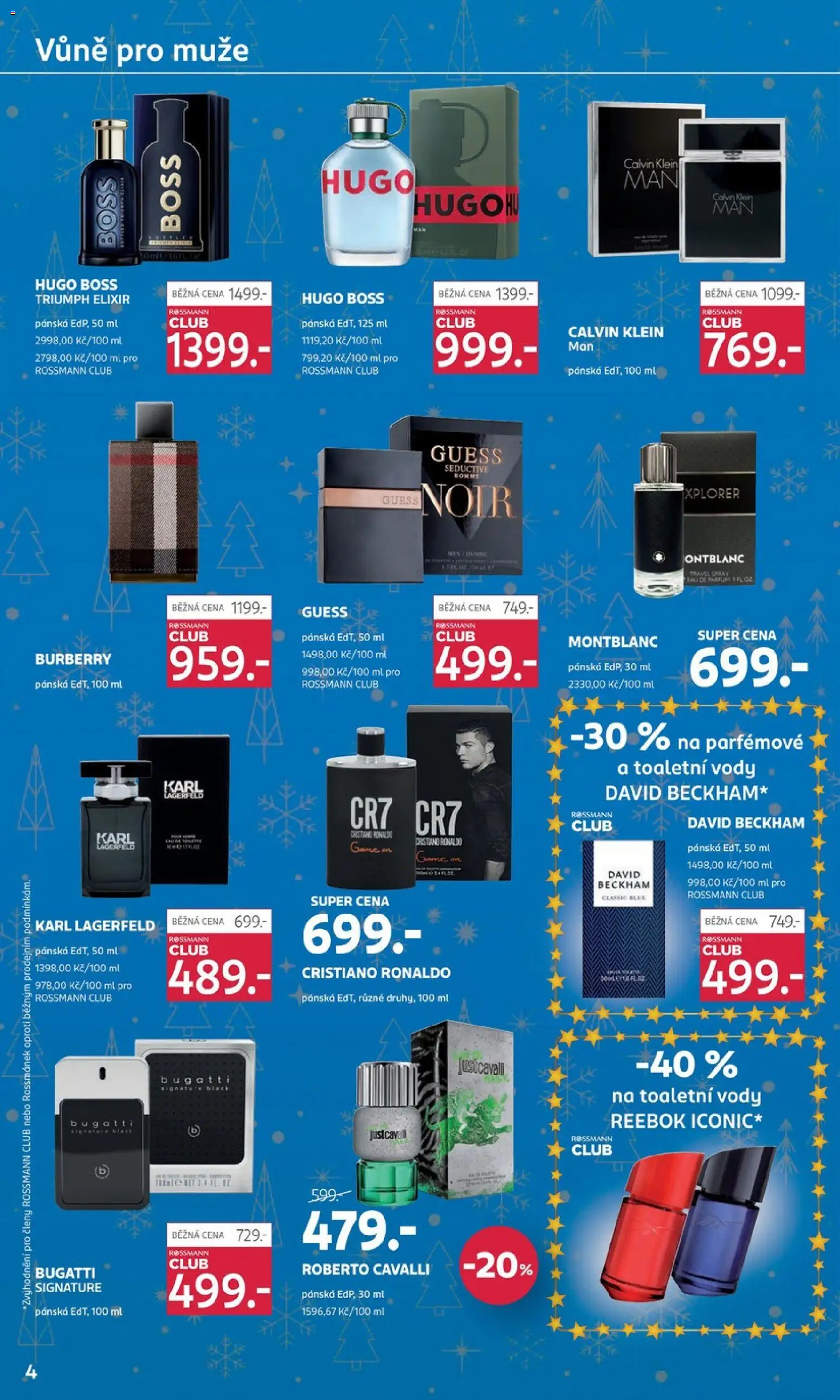 Rossmann katalog - Vánoce od 19.11.2025 | Strana: 4 | Produkty: Bugatti