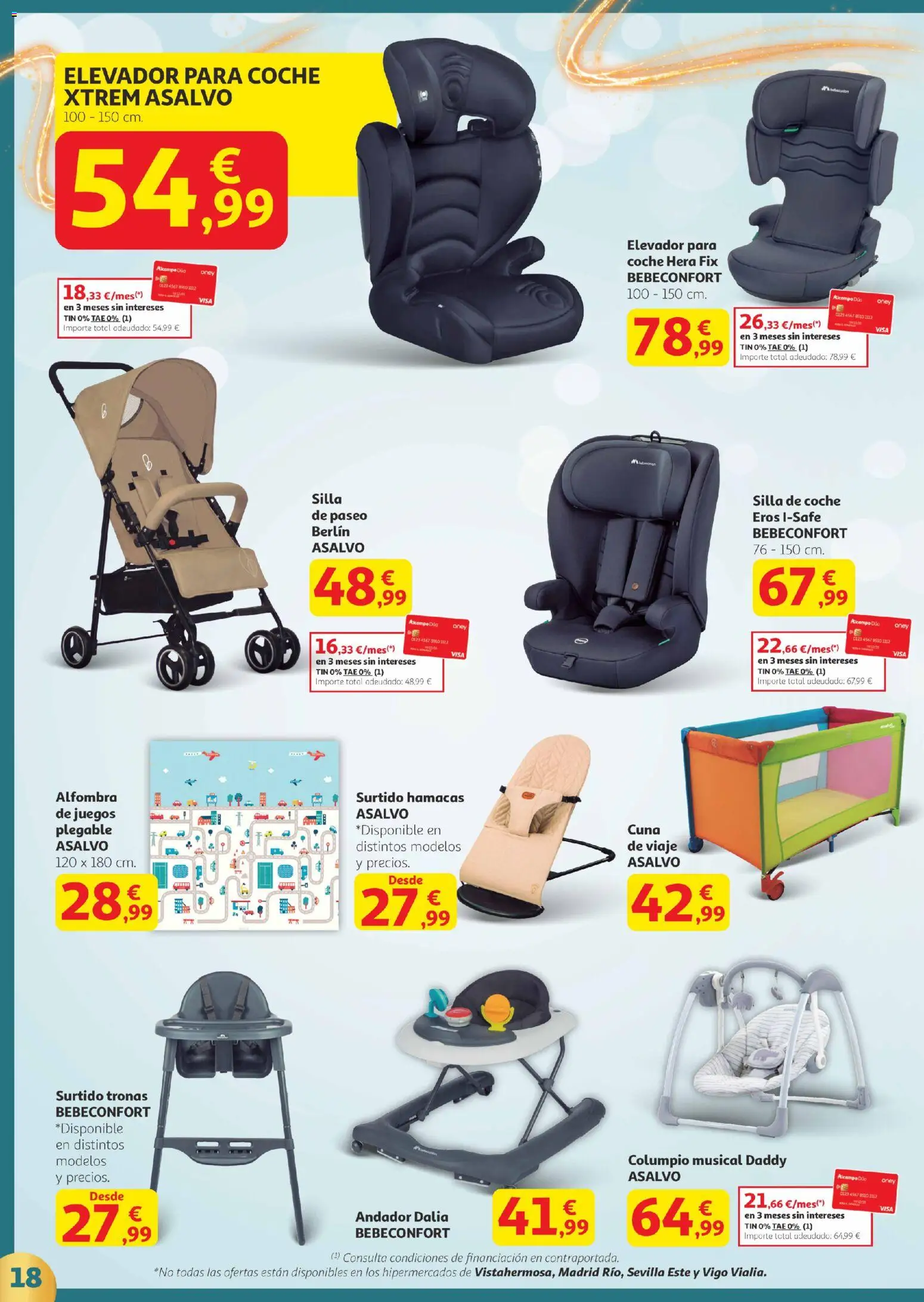 Alcampo - Canarias │ válido desde el 18.12.2025 | Página: 18 | Productos: Silla, Cuna, Alfombra