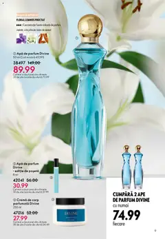 Ofertele Oriflame valabile de la 22.10.2025 | Pagină: 9 | Produse: Apă de parfum, Parfum, Cremă de corp, Apă