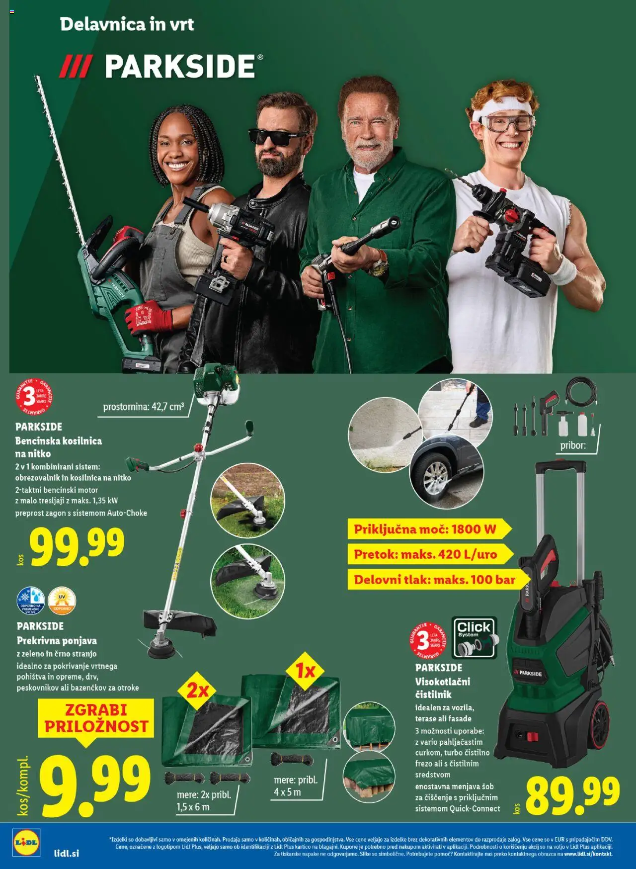 Novi Lidl katalog ponudbe – veljaven od 04.09.2025 | Stran: 50 | Izdelki: Pribor, Kosilnica