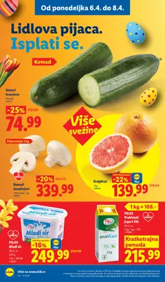 Svež očišćen brancin, Cca 600 g, 1 kg - pregled Lidl kataloga - važi od 02.04.2026 | Strana: 88