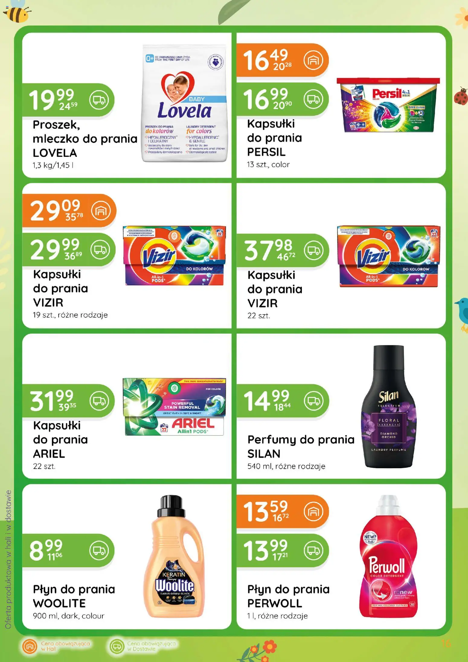 Eurocash gazetka - Katalog Chemiczny od 02.04.2026 | Strona: 16 | Produkty: Ariel, Perfumy, Proszek do prania, Lovela