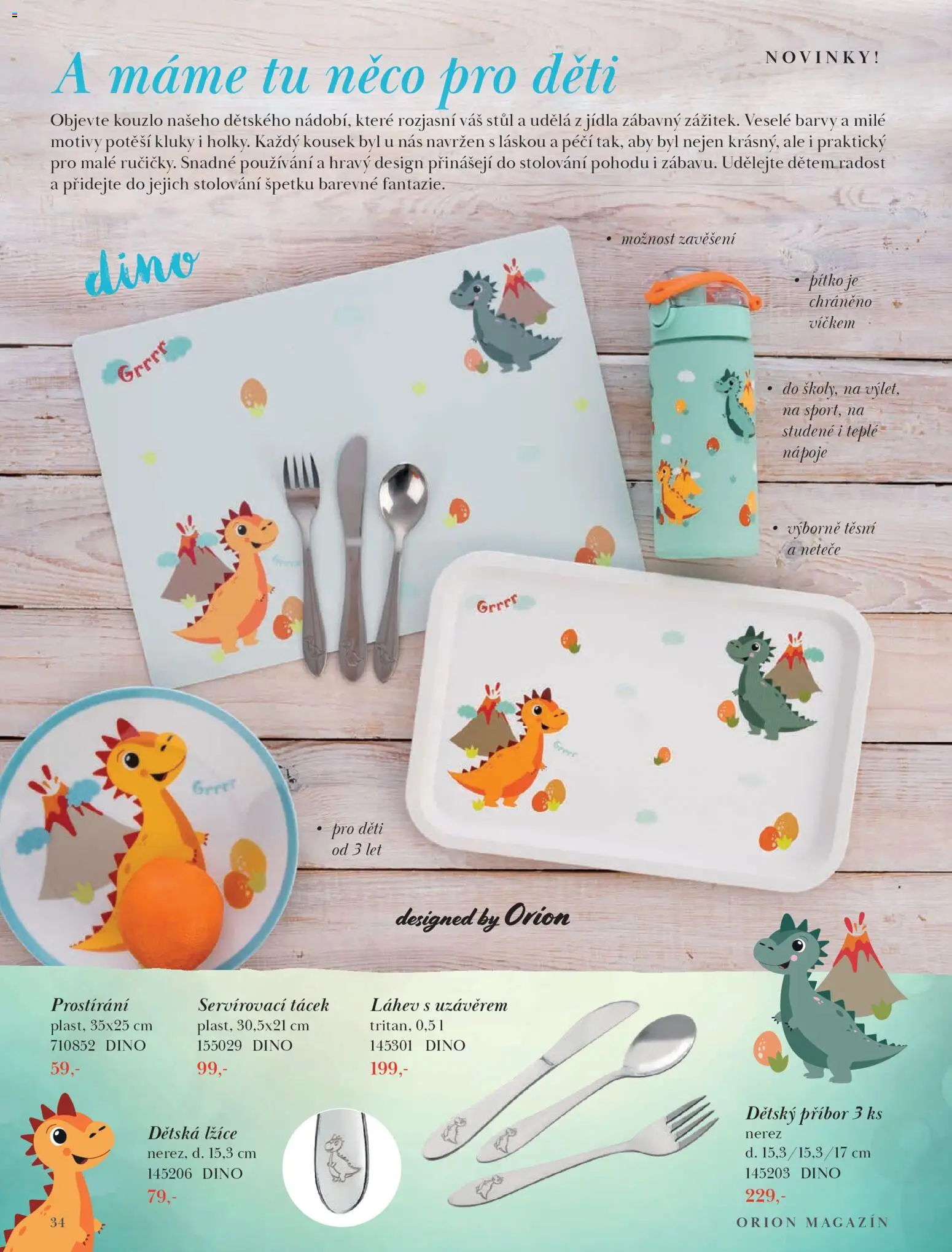 Orion leták - Jaro/Léto 2026 od 09.03.2026 | Strana: 34 | Produkty: Příbor, Lžíce, Barvy, Láhev