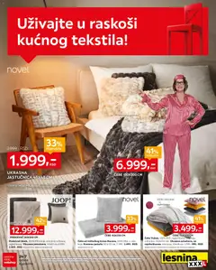 Lesnina XXXL specijal tekstila - pregled Lesnina XXXL kataloga - važi od 27.10.2025